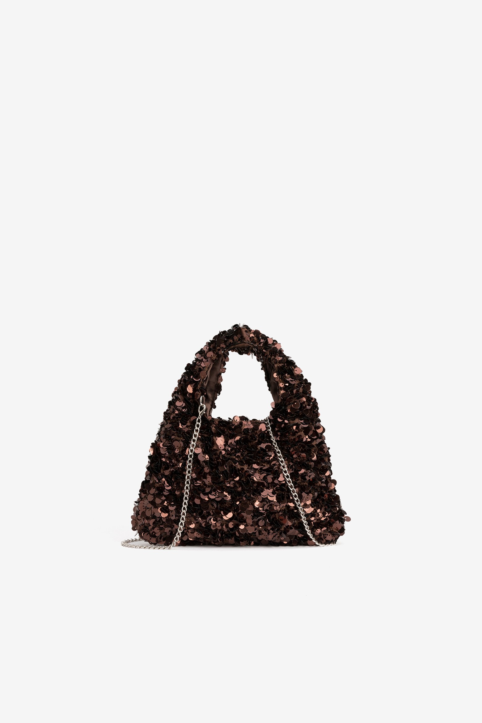 Brown Sequin Glam Purse