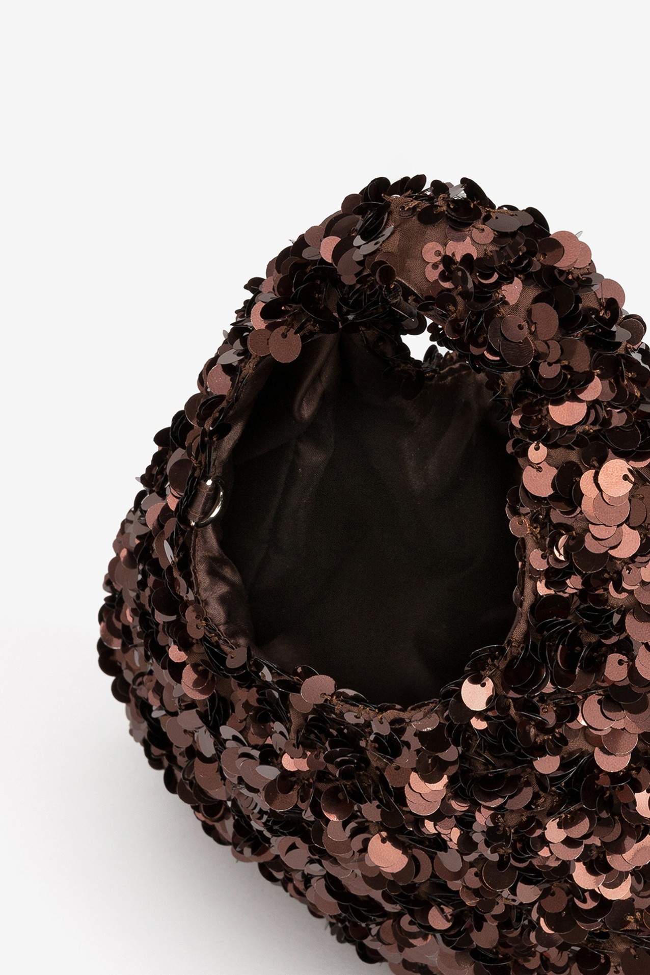 Brown Sequin Glam Purse