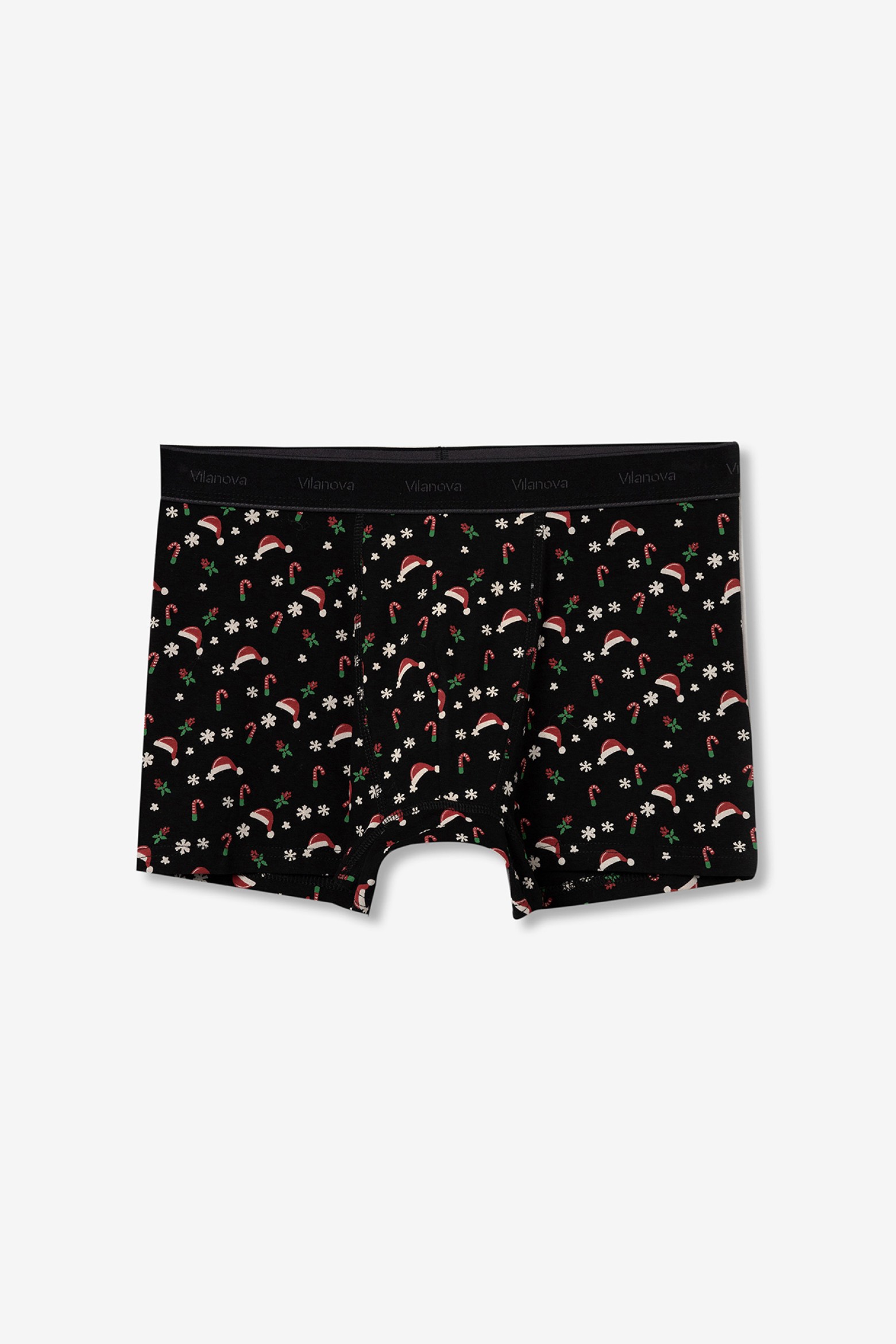 Festive Black Boxers