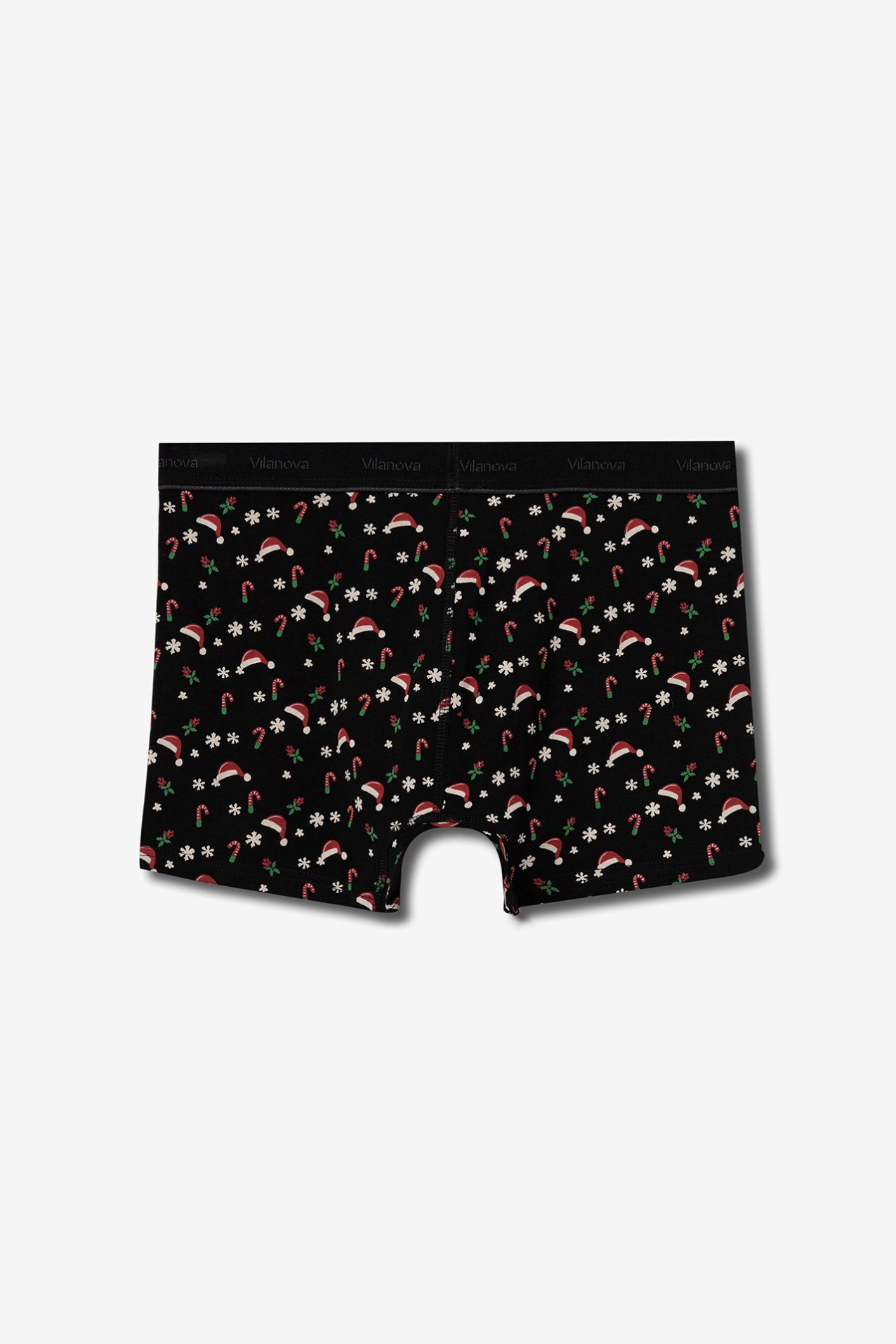 Festive Black Boxers