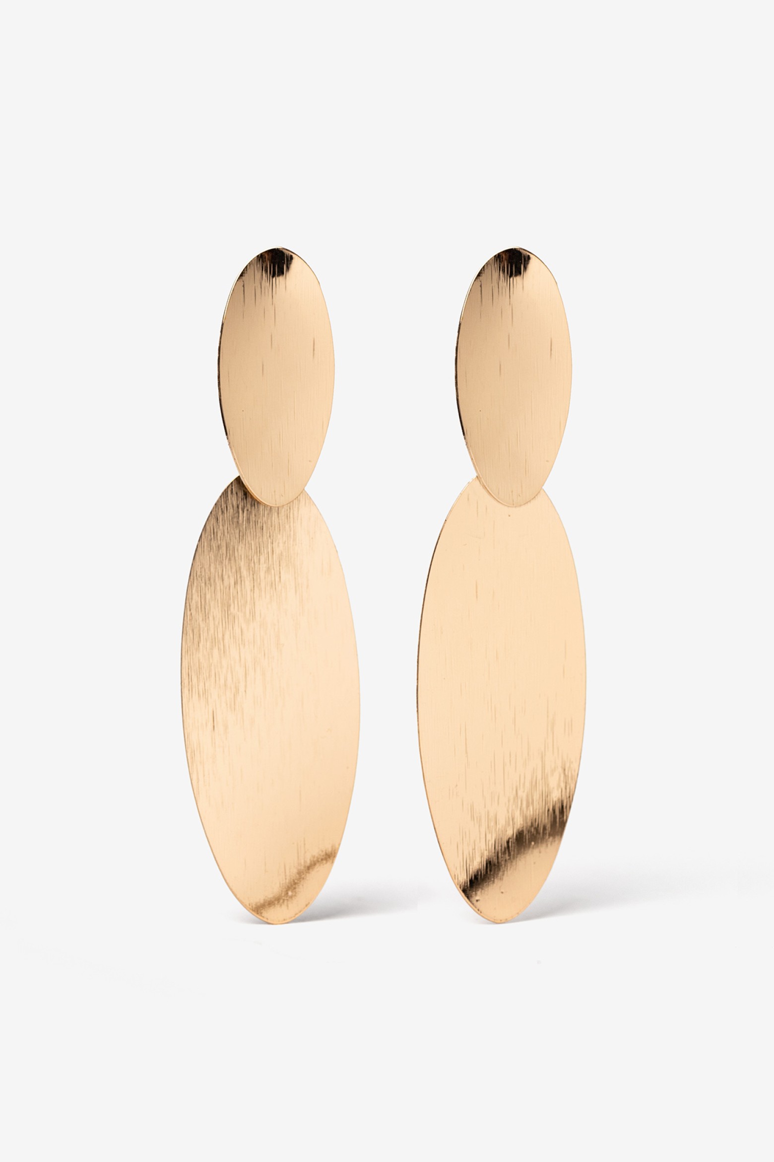 Geometric Gold Tone Earrings