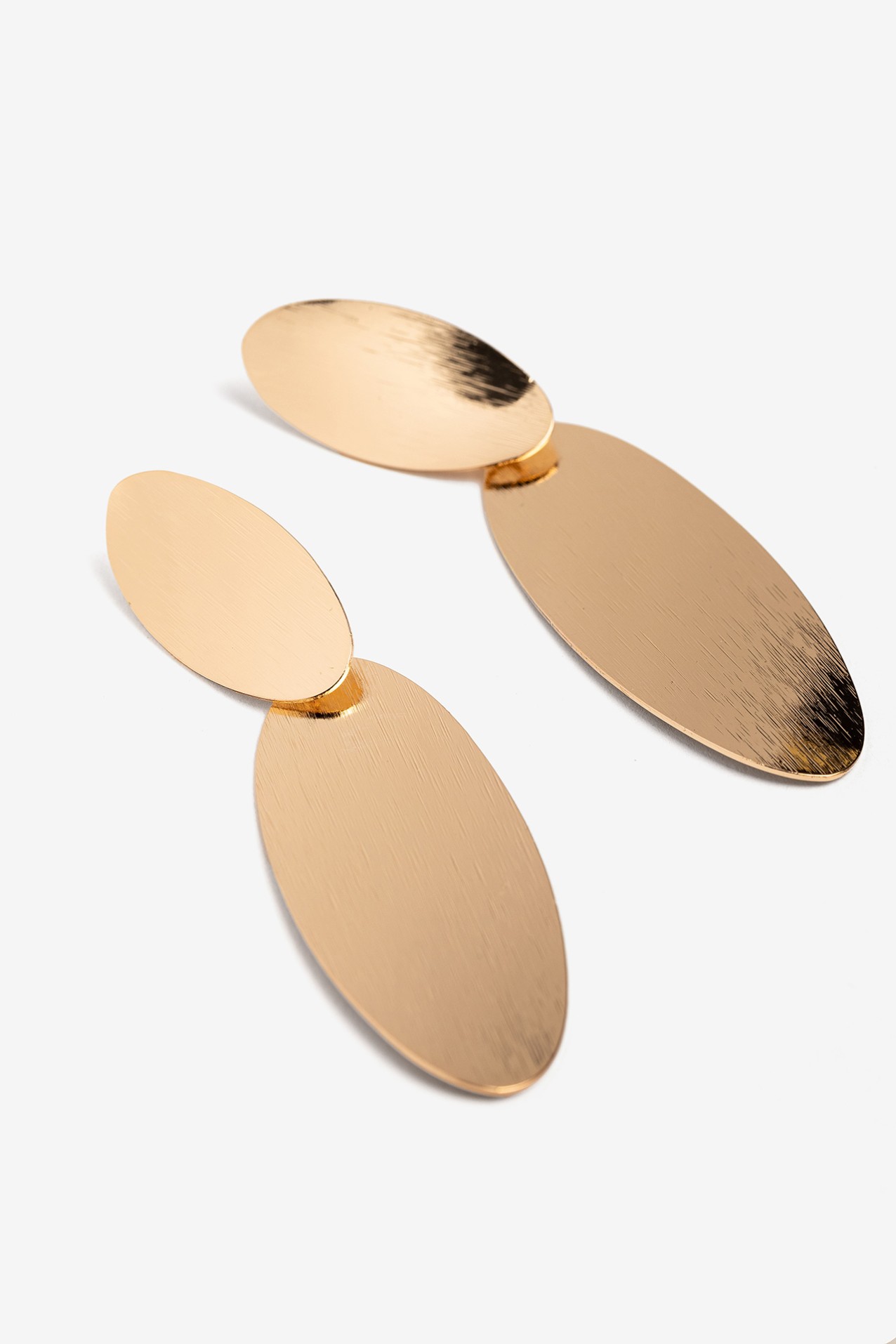 Geometric Gold Tone Earrings
