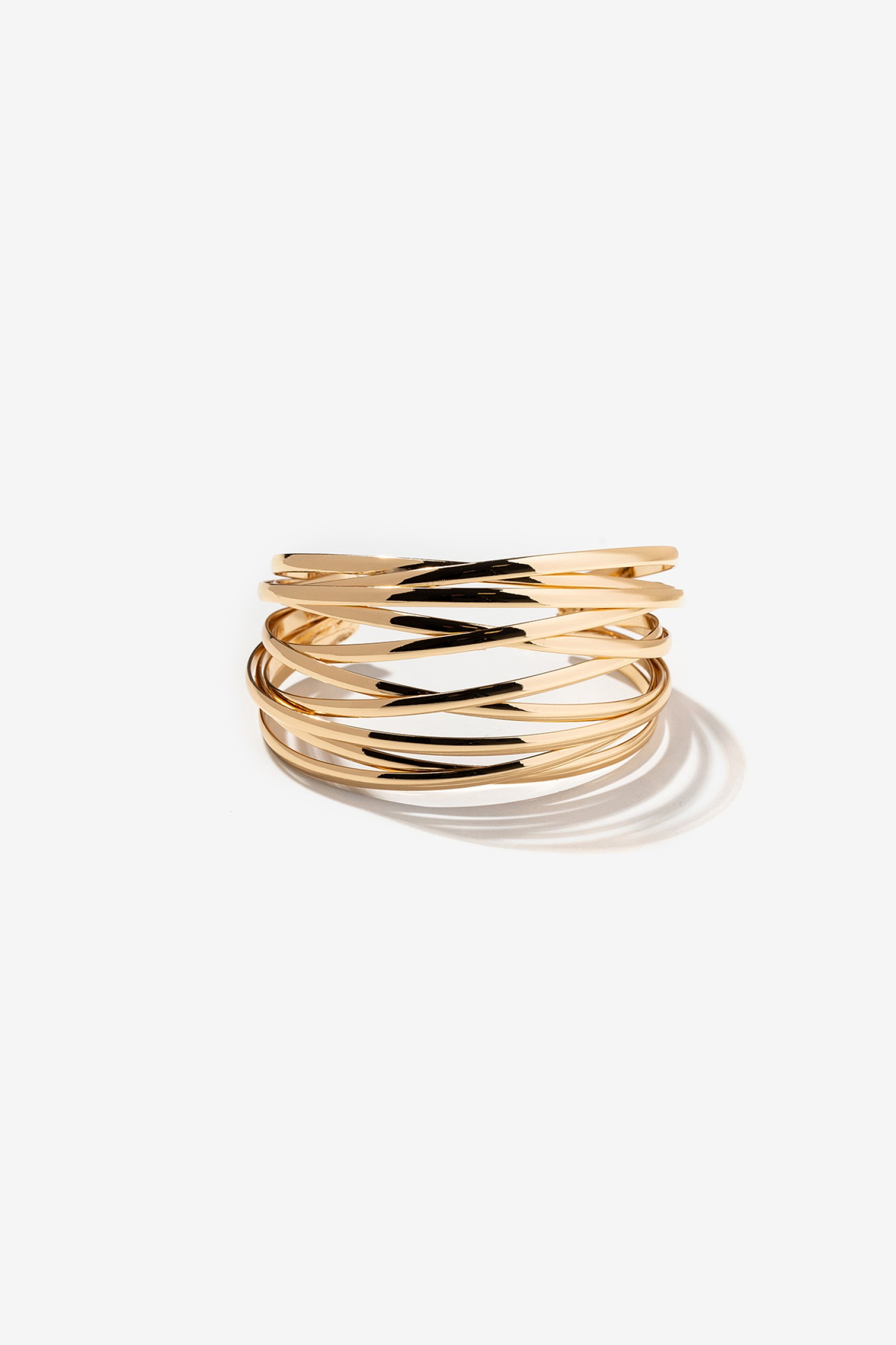 Stacked Gold-Tone Bracelet