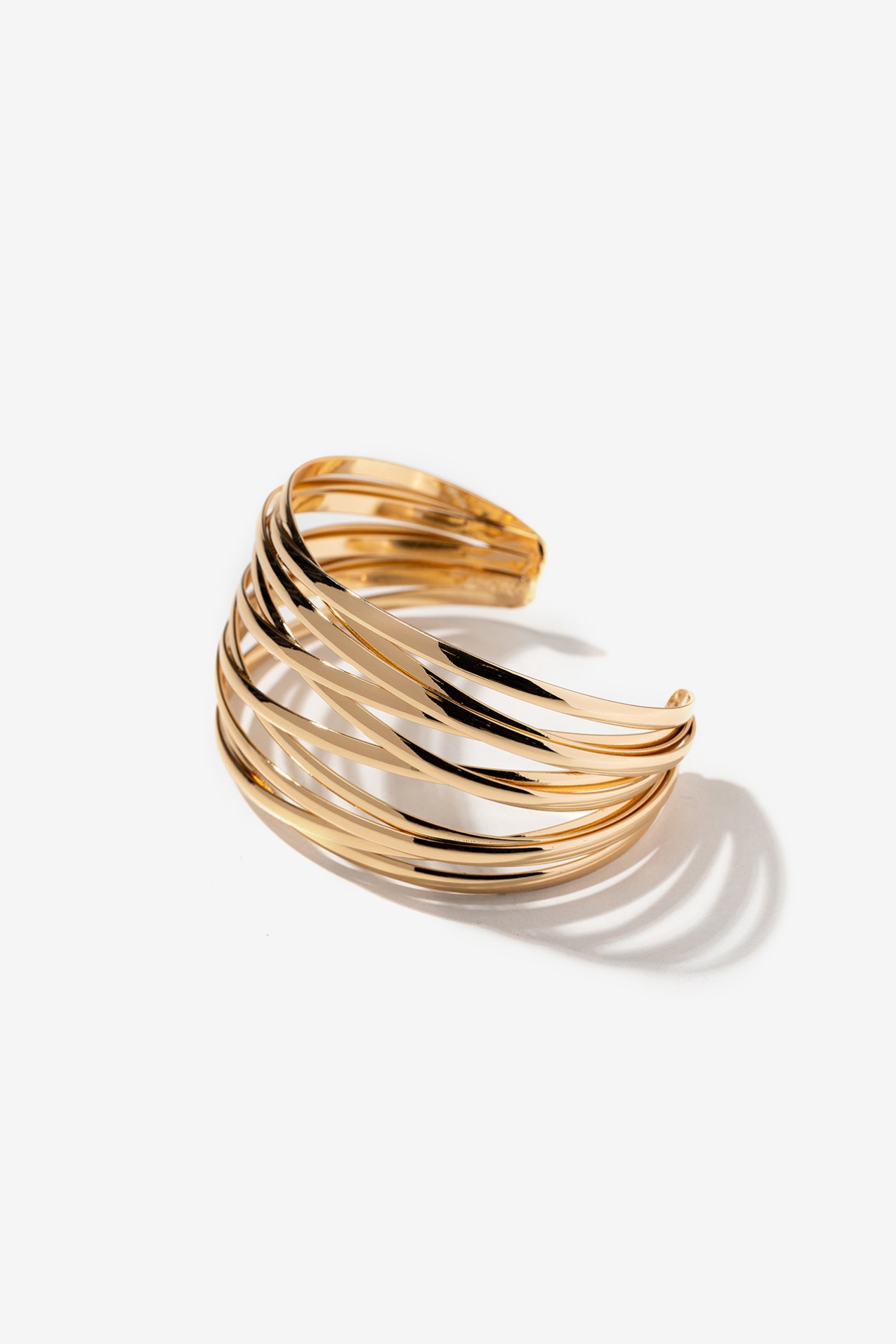 Stacked Gold-Tone Bracelet