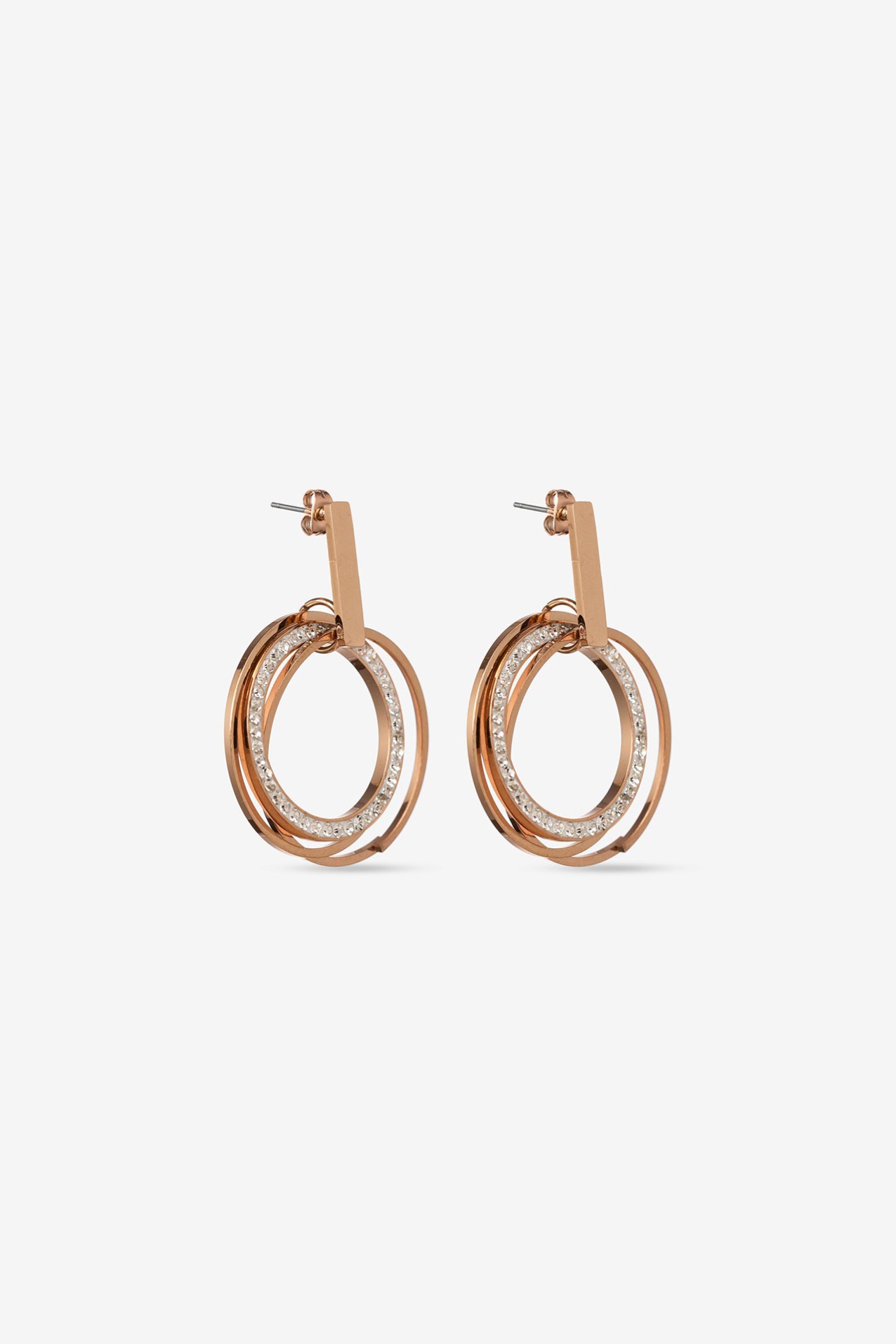 Brincos A�o Inoxid�vel com Aros