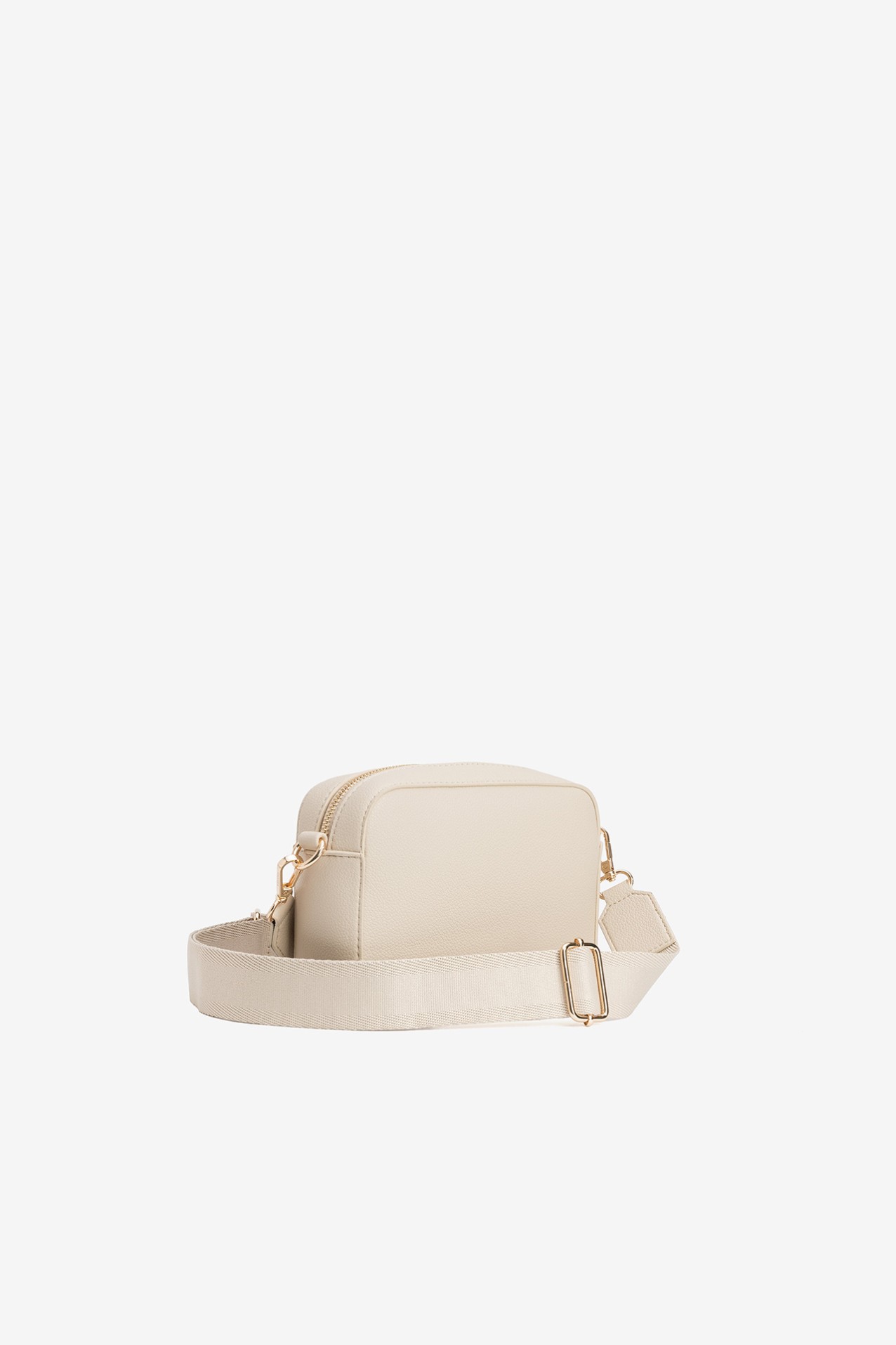 Beige Minimalist Crossbody Wallet