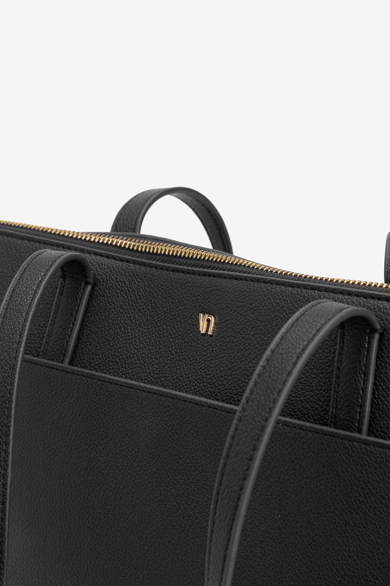 Minimal Black Tote Bag