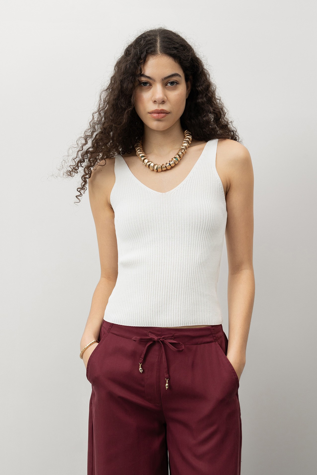 Super Slim Ribbed Top