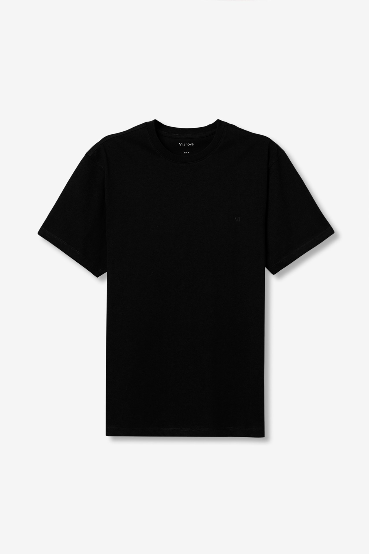 Regular T-Shirt with Embroidered Logo