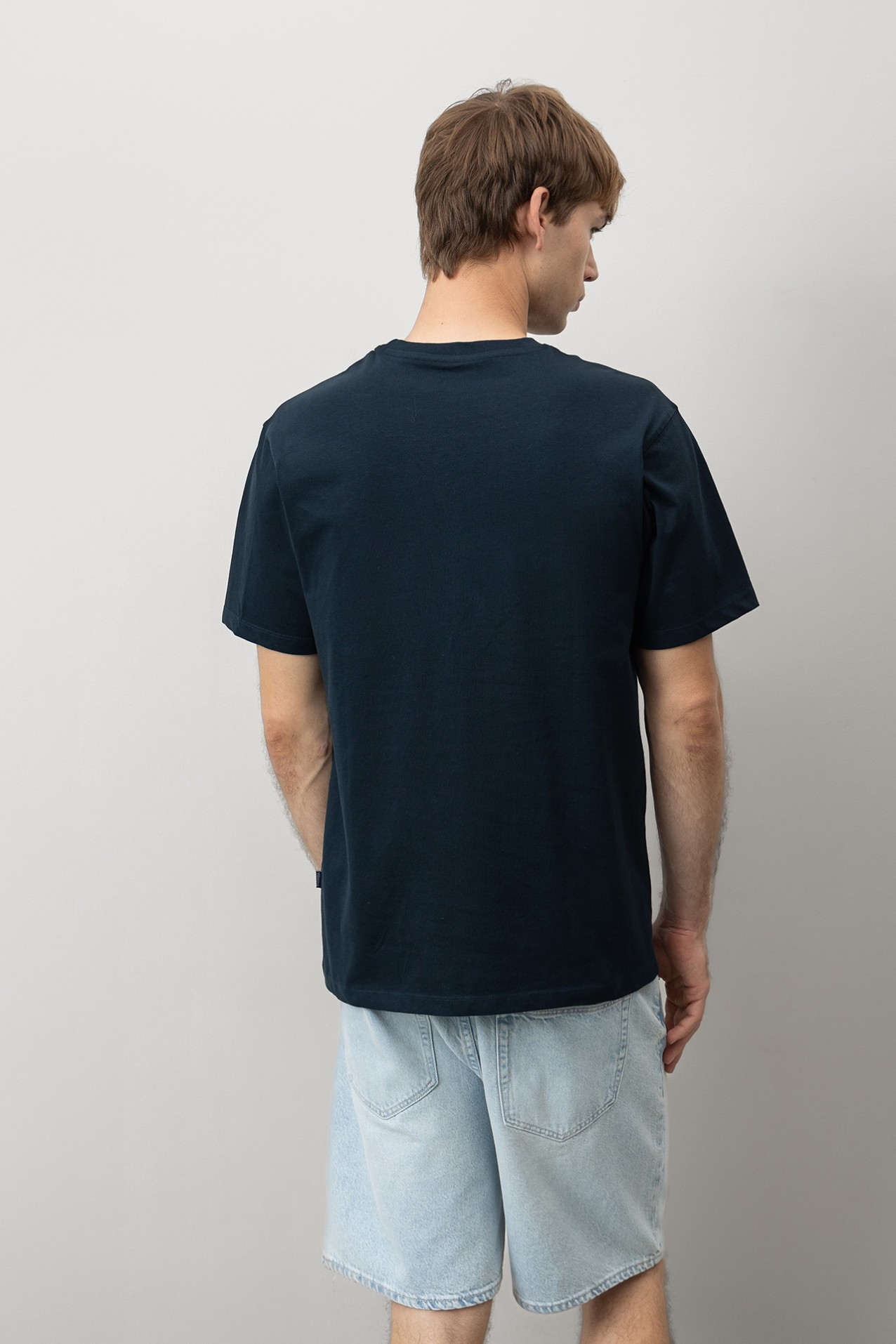 Regular T-Shirt with Embroidered Logo