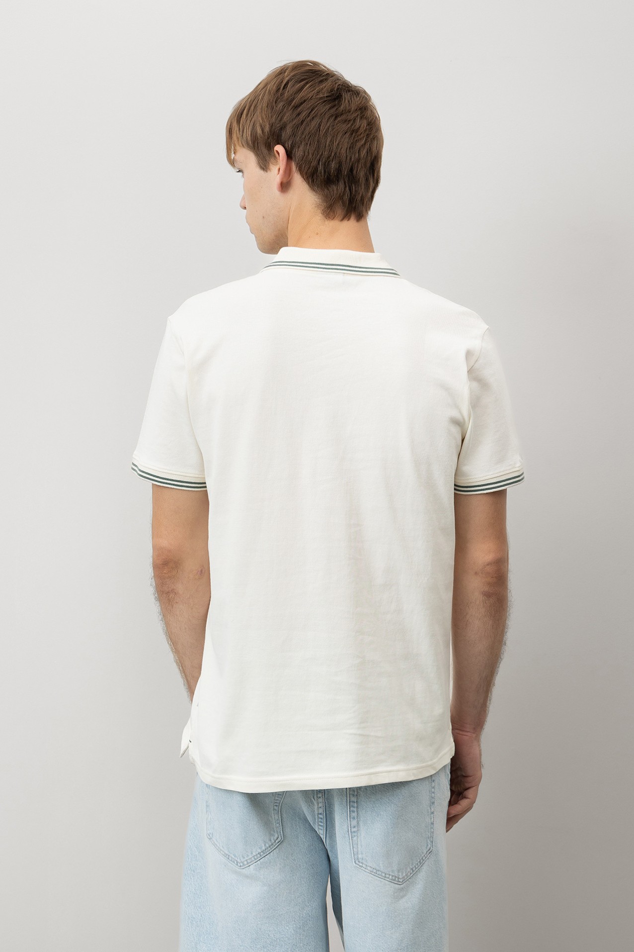 Beige Regular Fit Polo