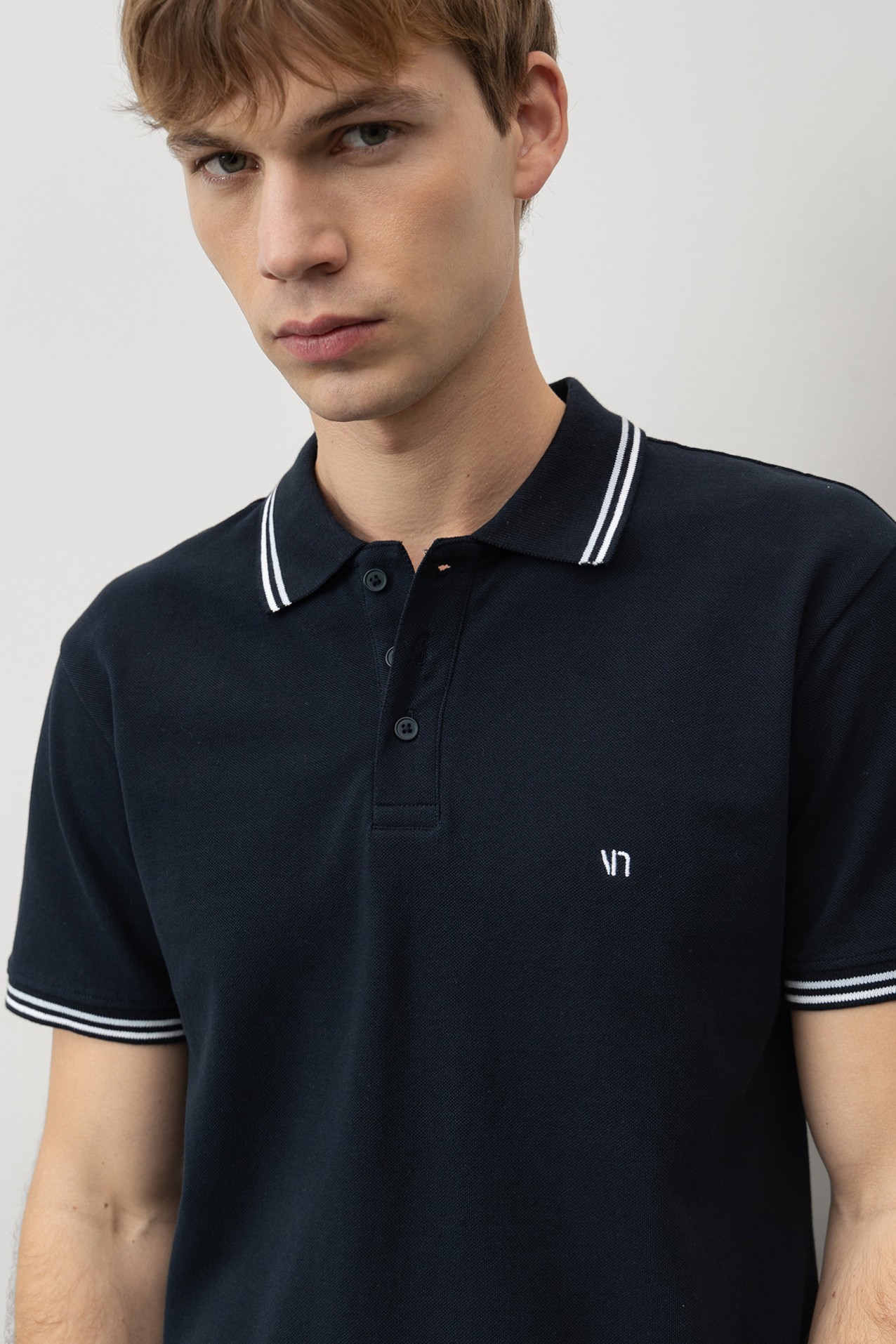 Navy Blue Polo Short Sleeve