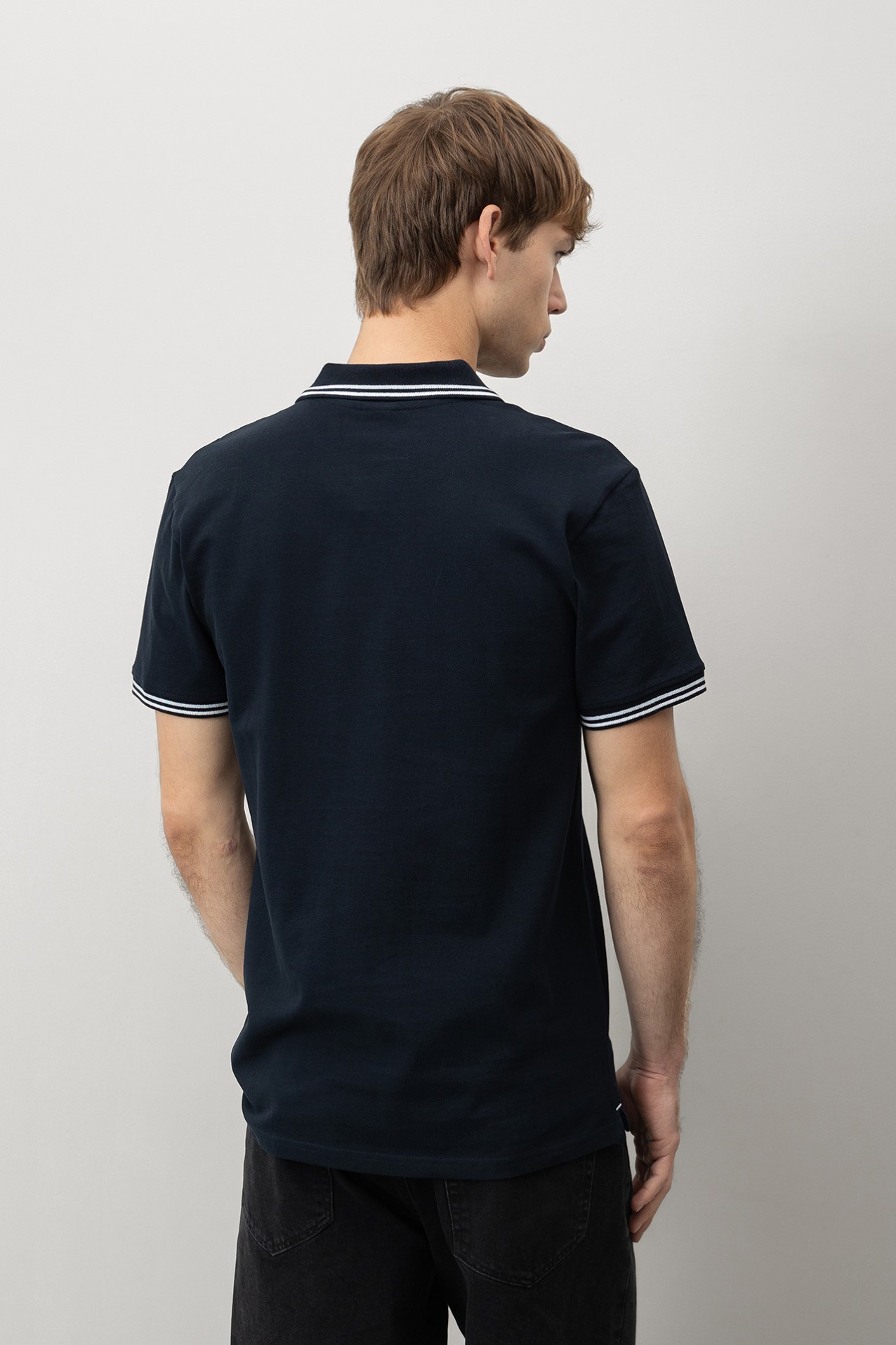 Navy Blue Polo Short Sleeve