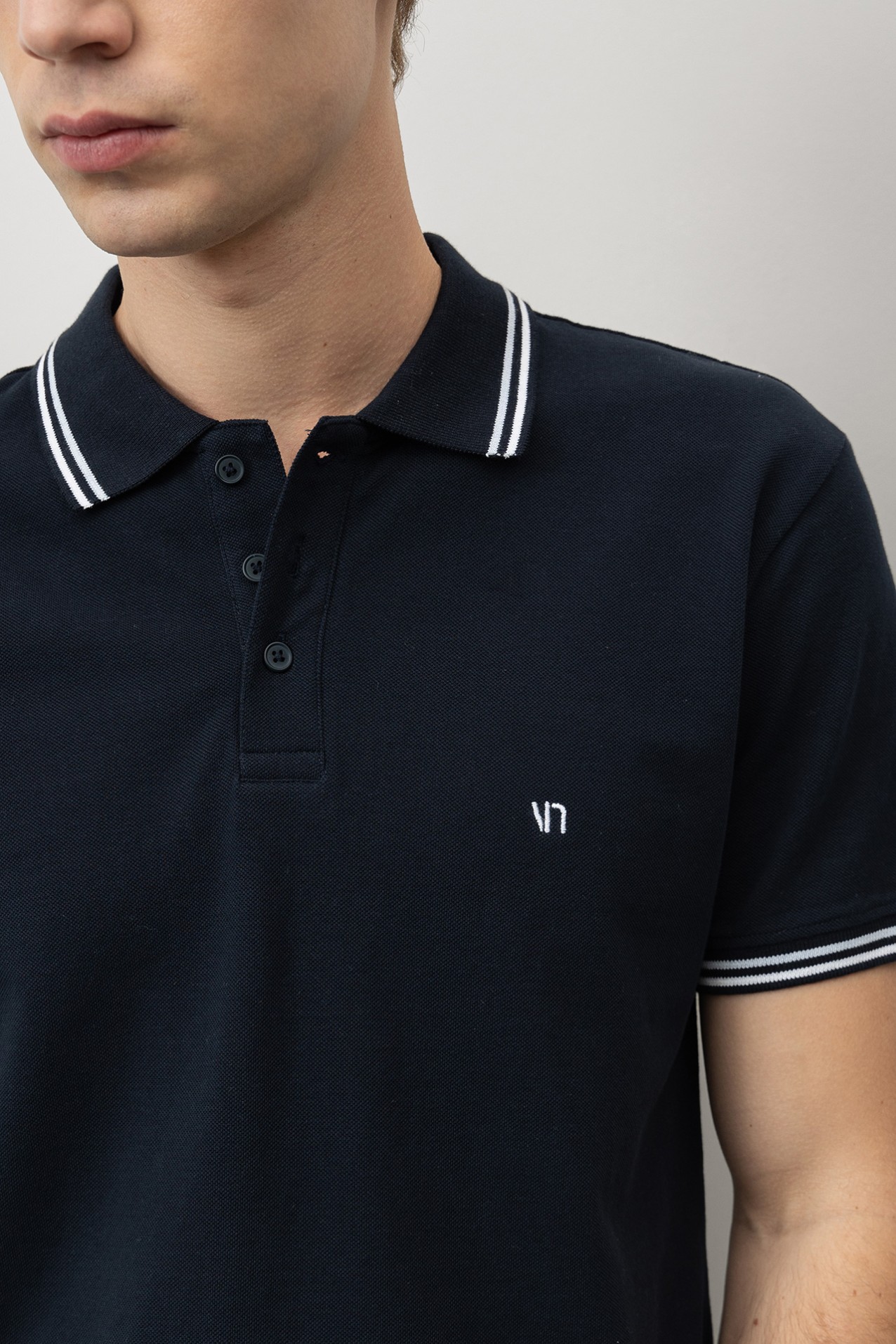 Navy Blue Polo Short Sleeve