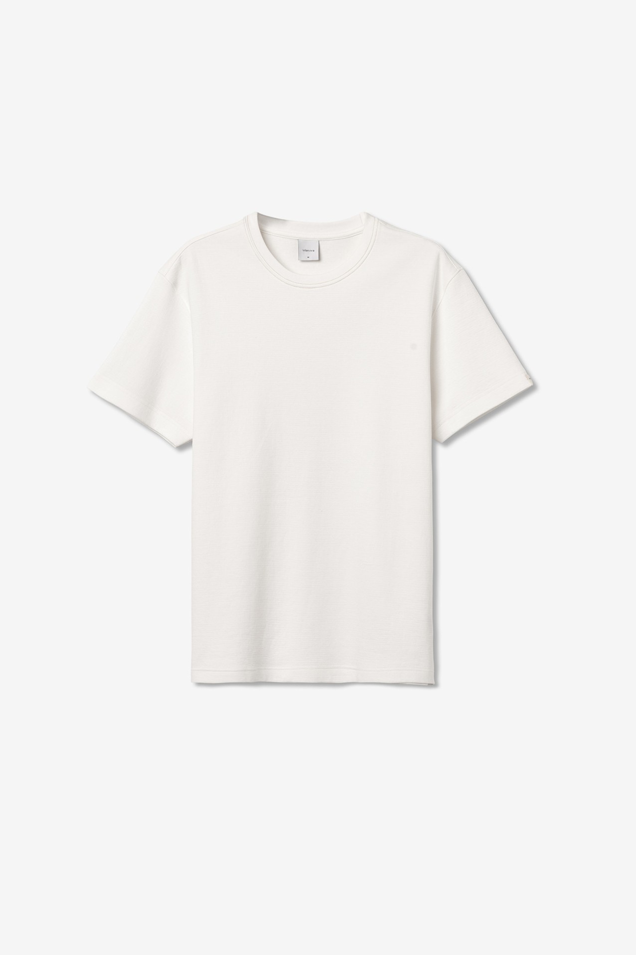Camiseta beige corte regular