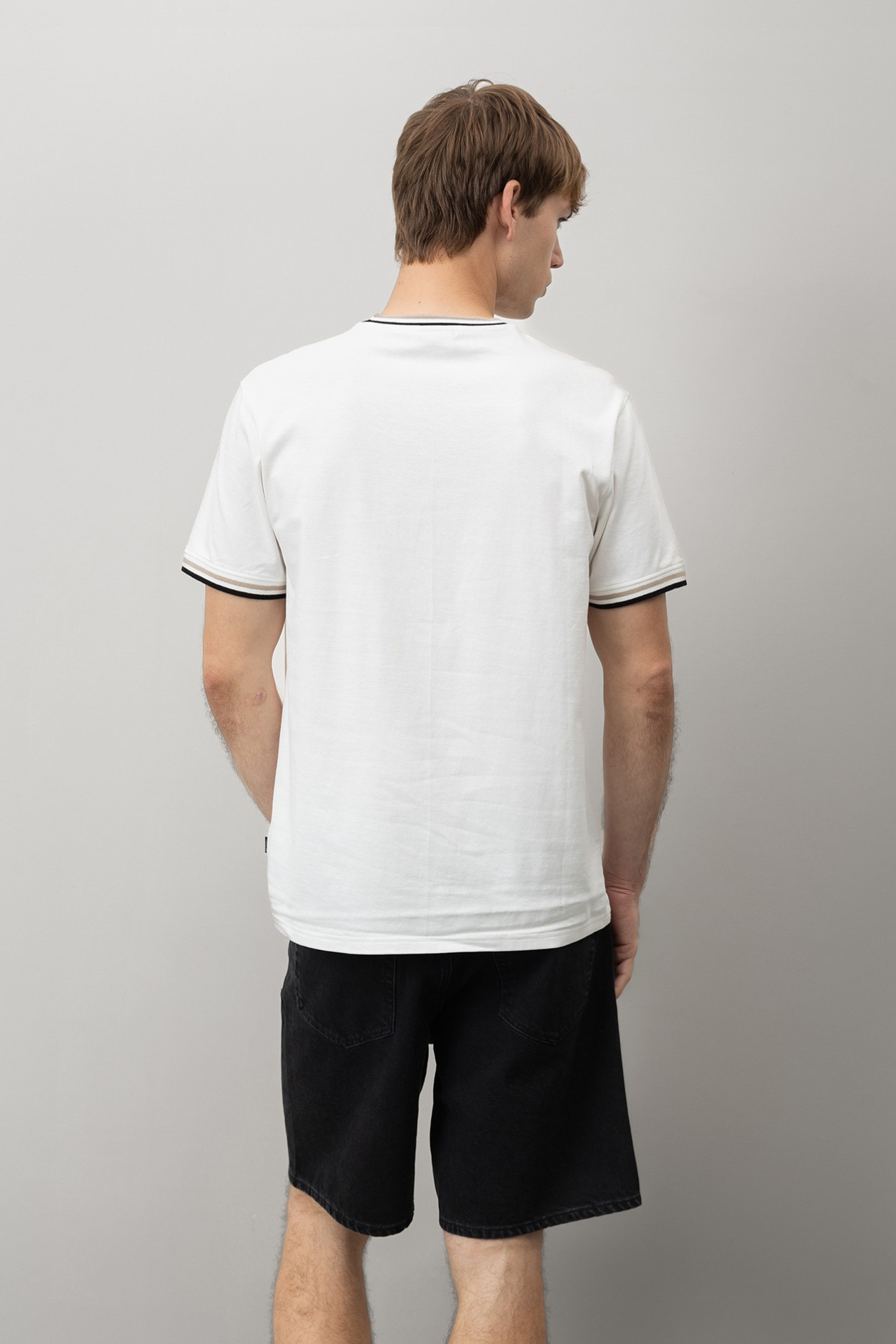 Beige S/S T-shirt Regular