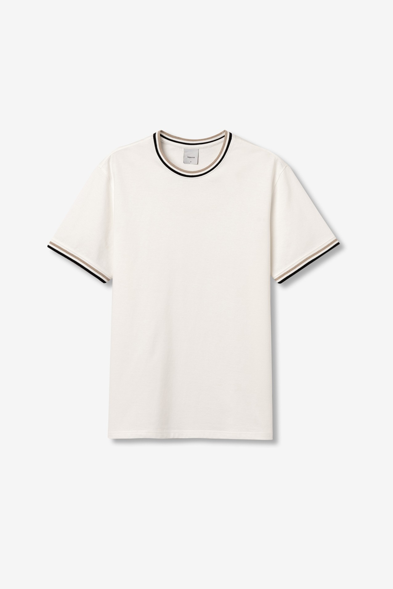 Beige S/S T-shirt Regular