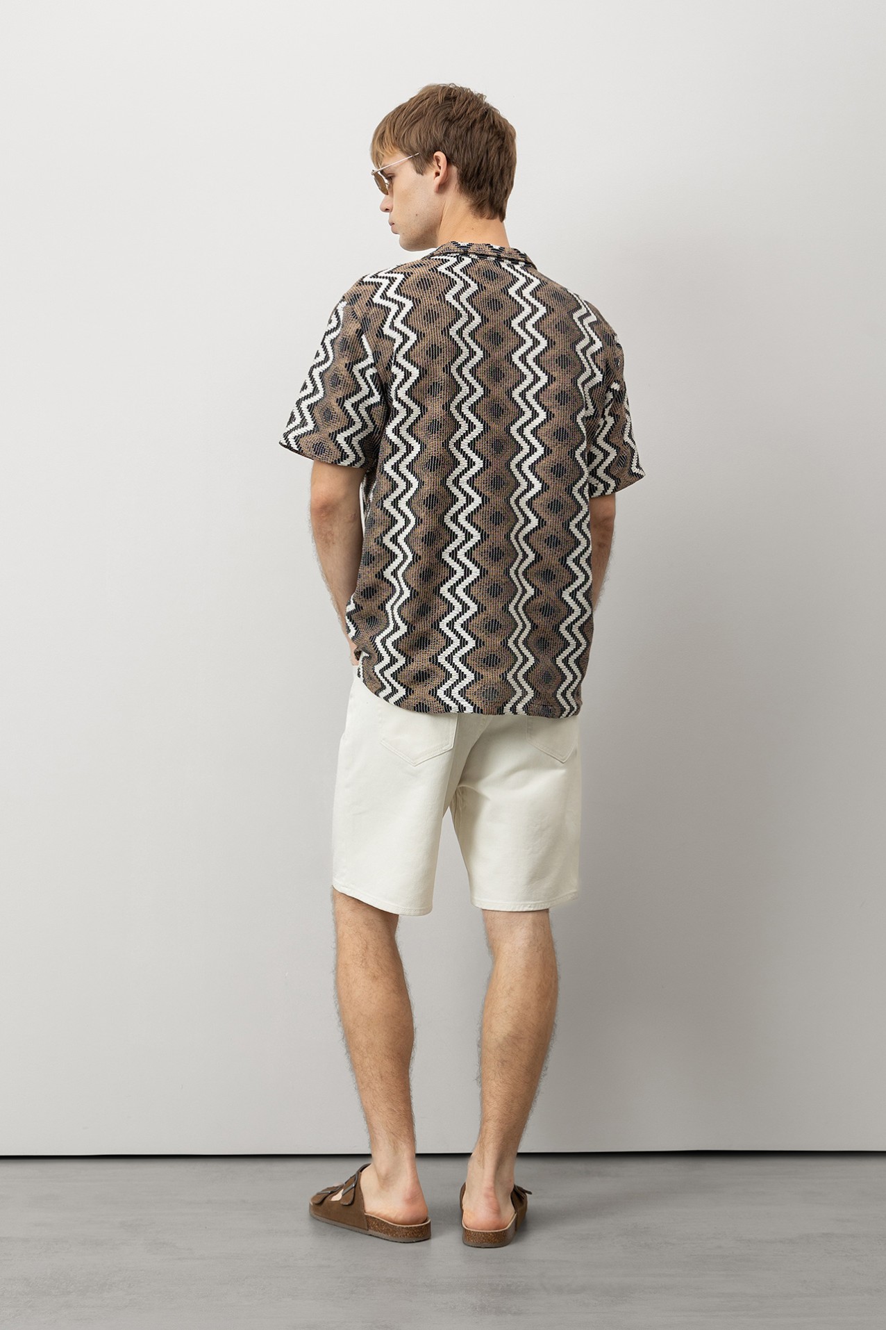 White Baggy Fit Shorts