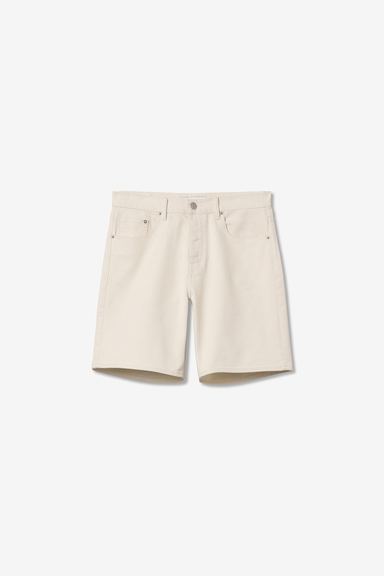 White Baggy Fit Shorts