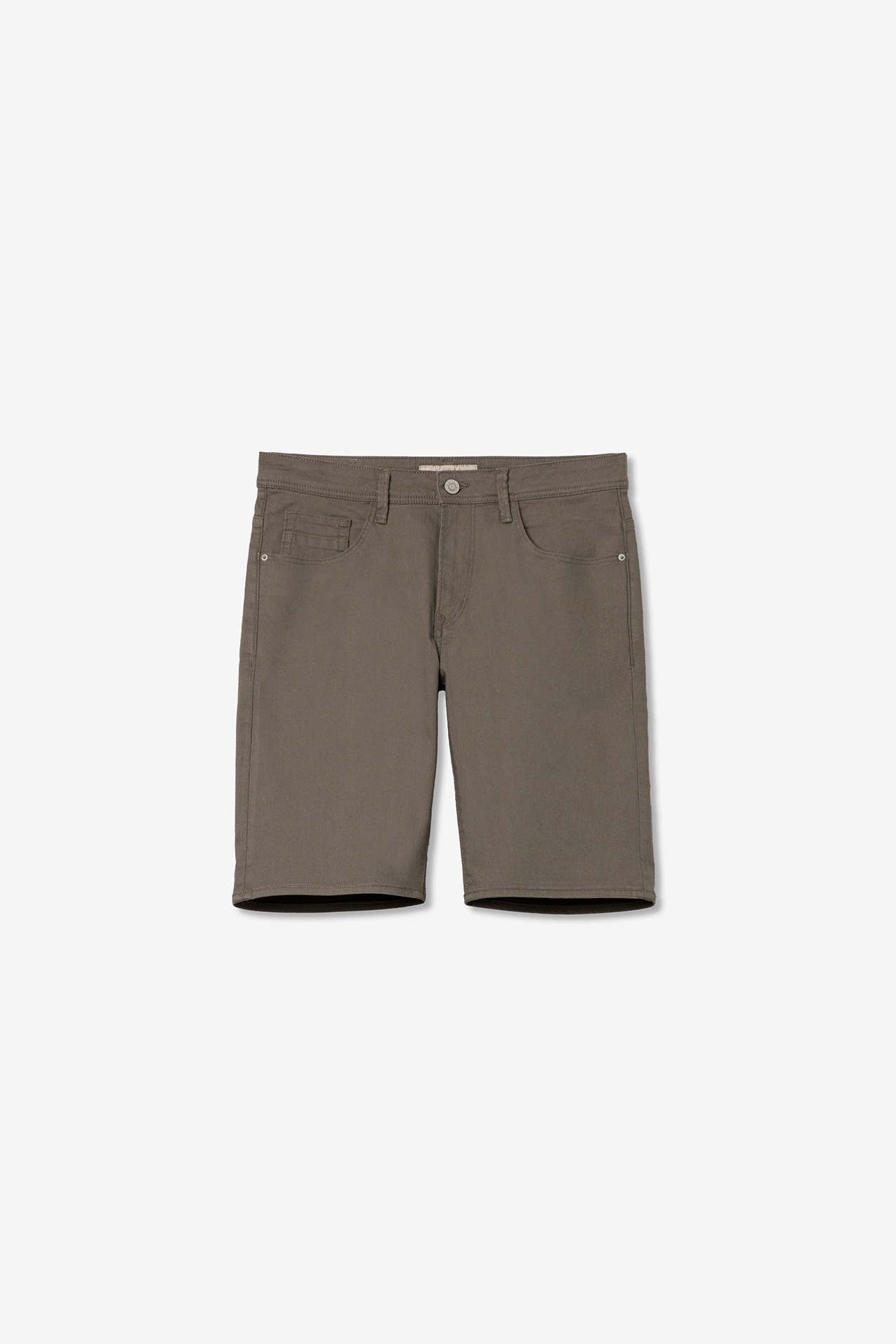 Khaki Slim Comfort Shorts