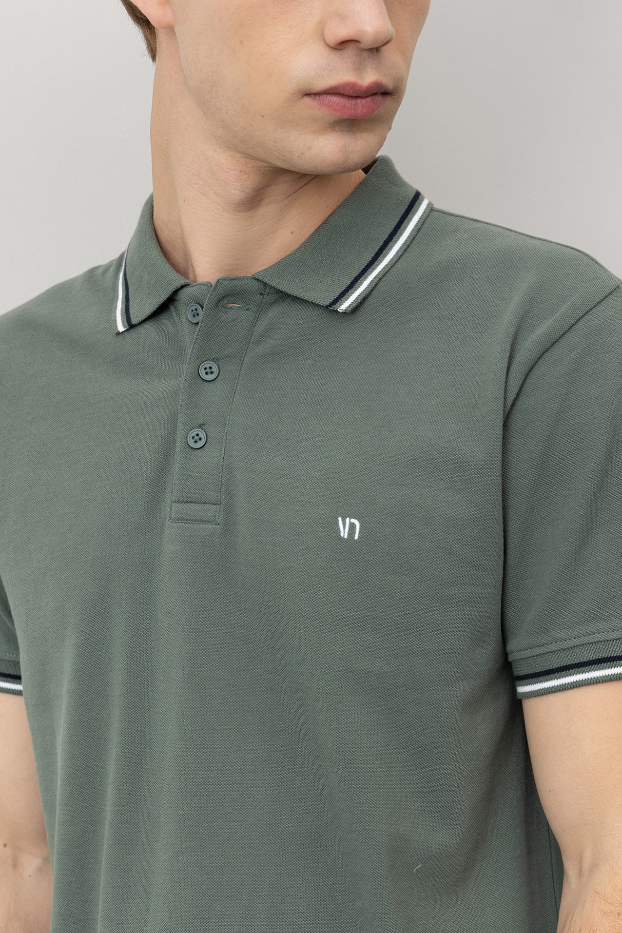 Green Regular Fit Polo