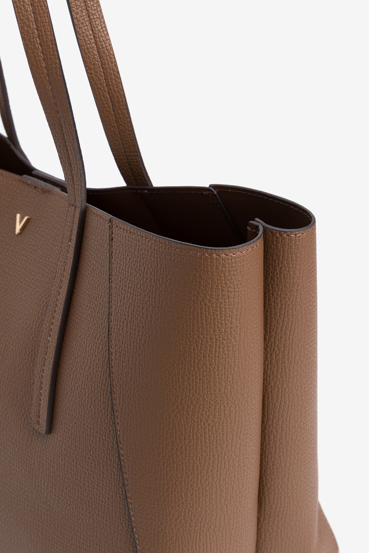 Large Textured Brown Tote