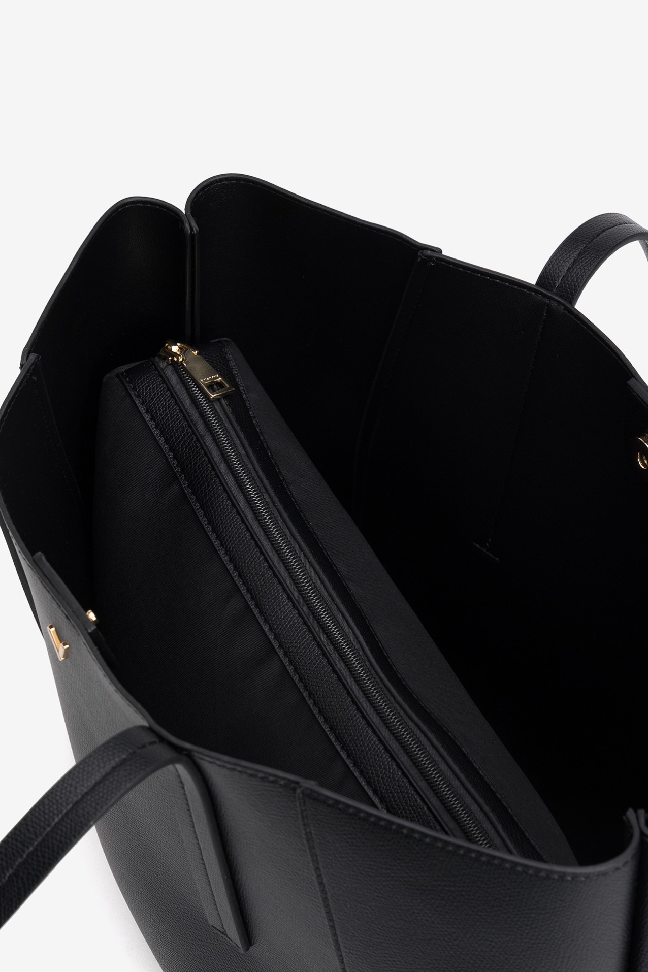 Black Wide Tote Bag
