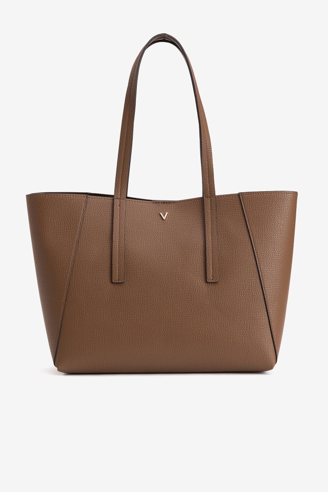 Large Textured Brown Tote