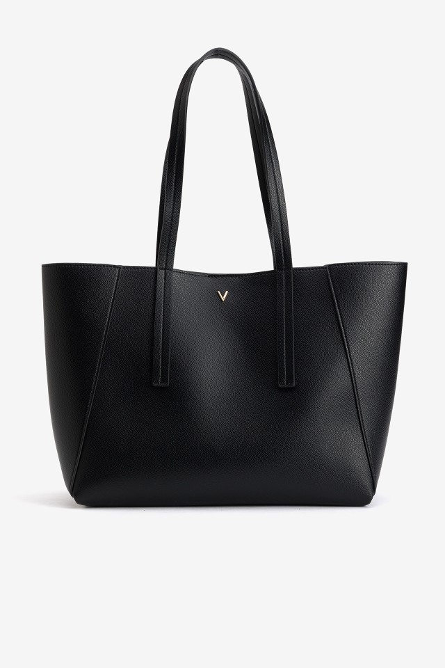 Black Wide Tote Bag Black Wide Tote Bag
