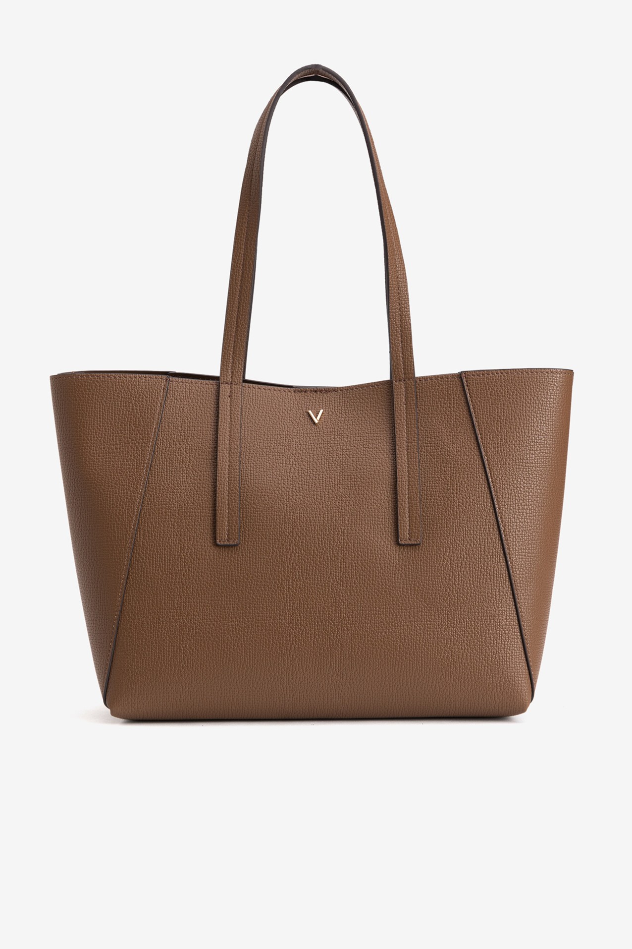 Large Textured Brown Tote