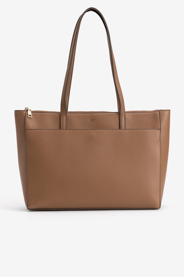 Brown Large Tote Bag