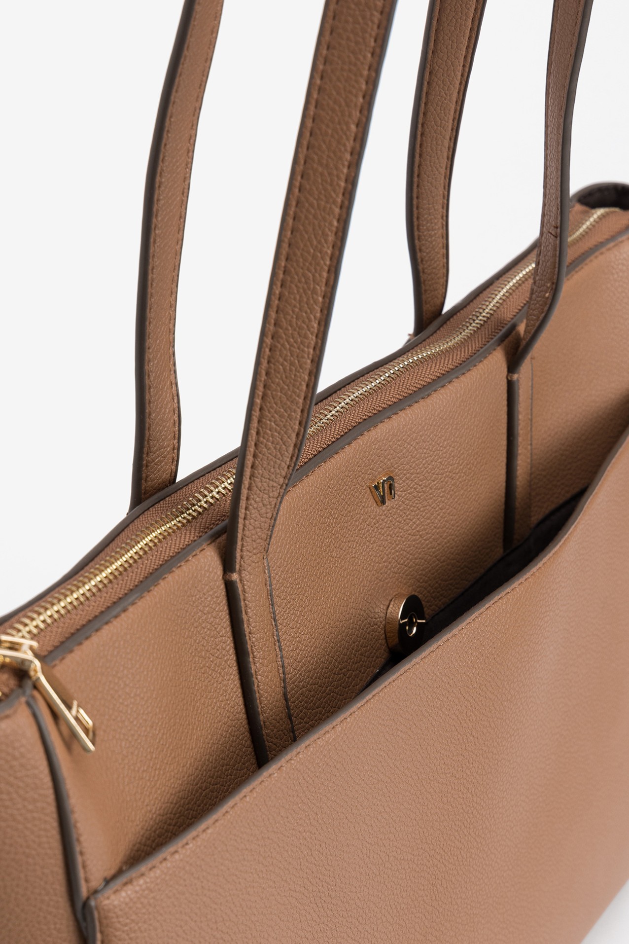 Brown Large Tote Bag