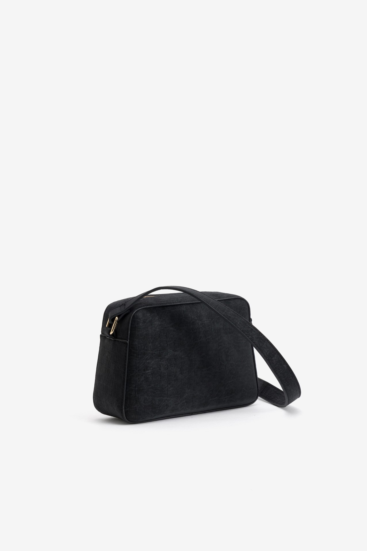 Black Minimalist Crossbody Wallet