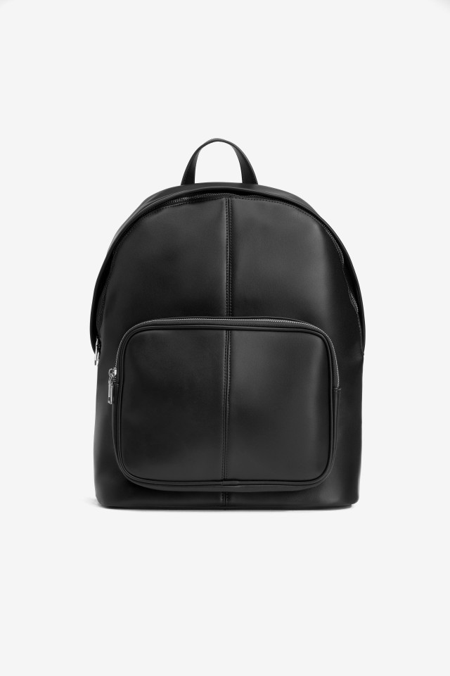 Minimalist Black Backpack