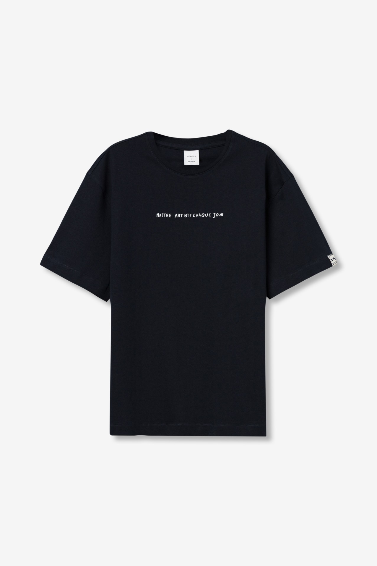 T-shirt azul-marinho relaxed fit
