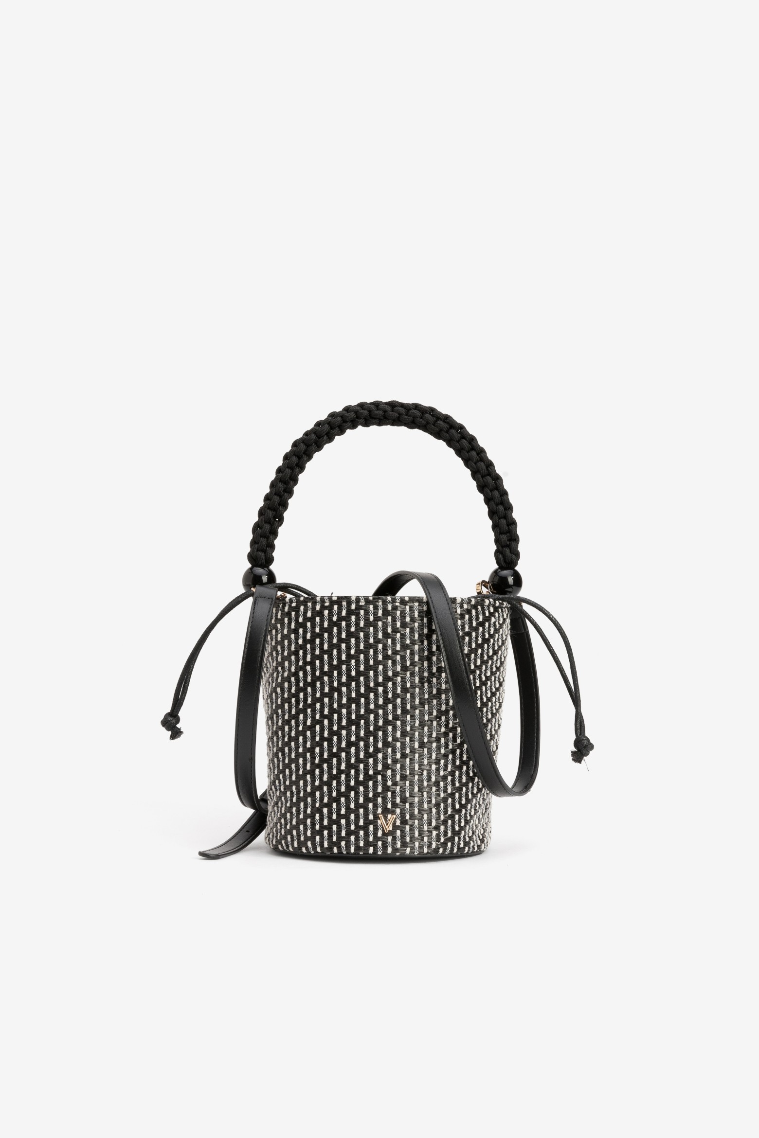 Black Bucket Braided Wallet