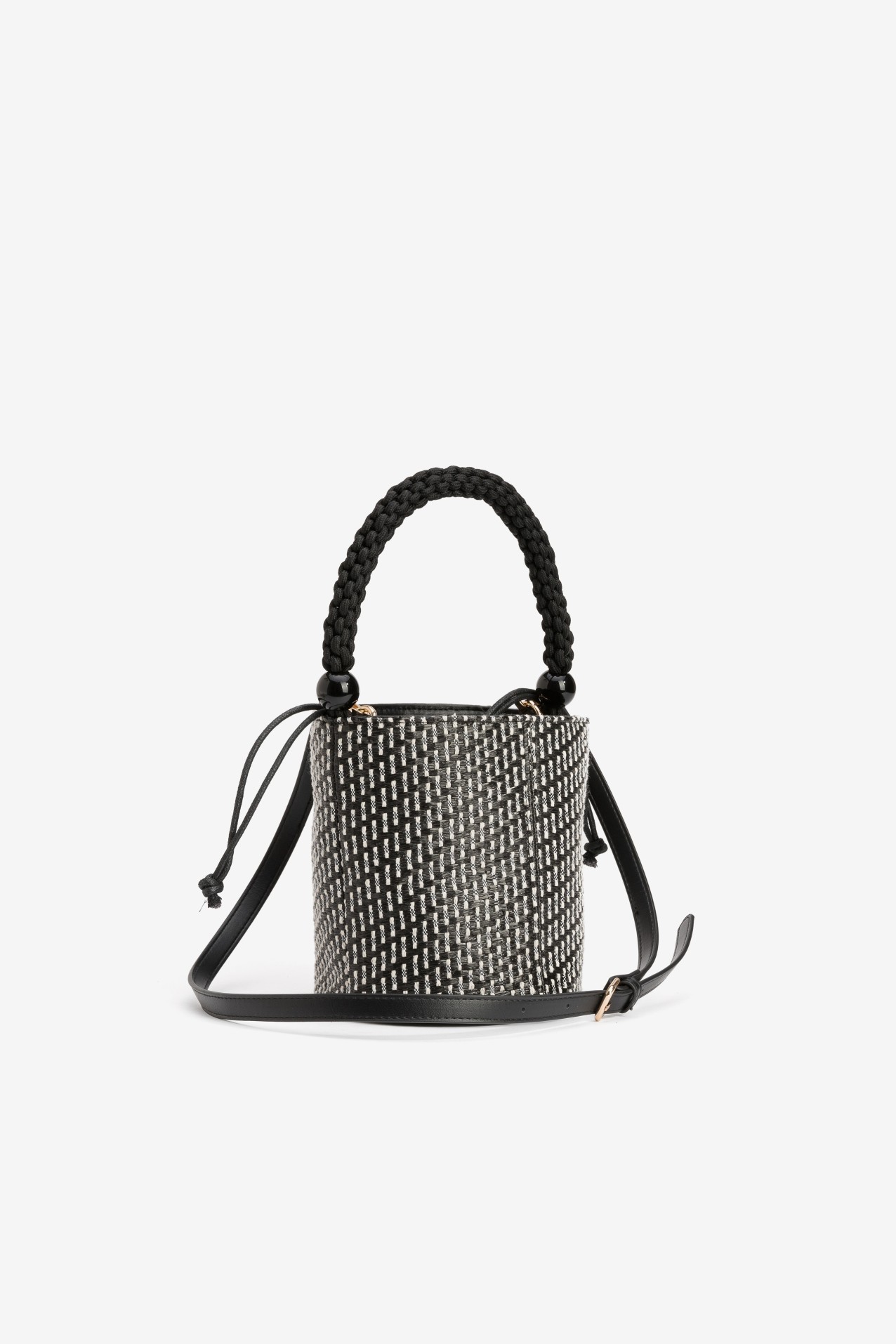 Black Bucket Braided Wallet