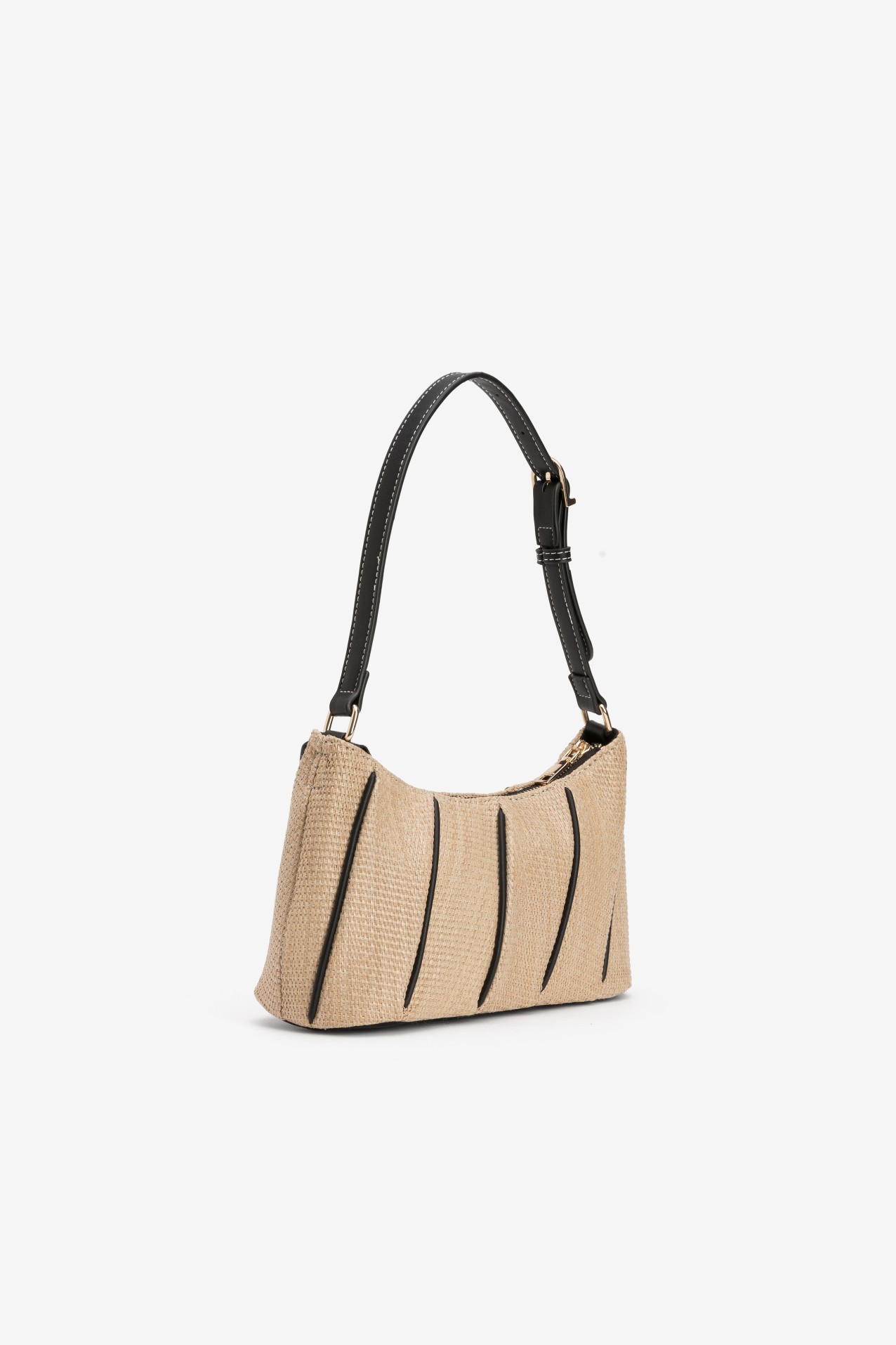 Cartera beige con textura
