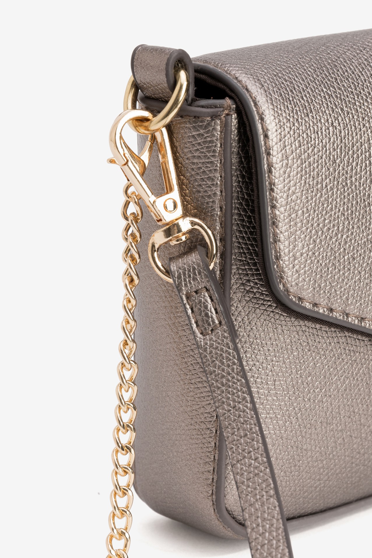 Silver Mini Wallet Bag