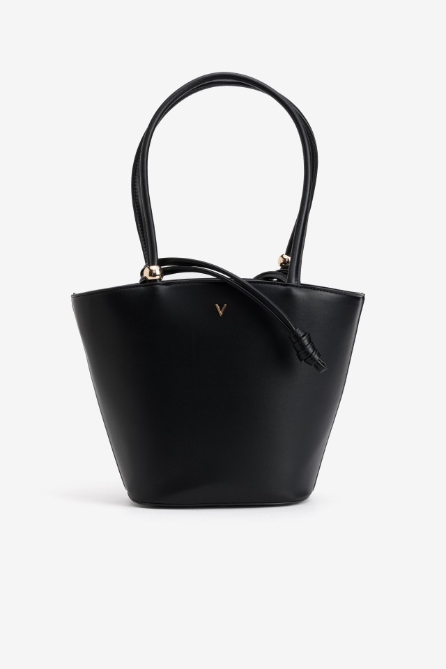Black Bucket Shape Bag