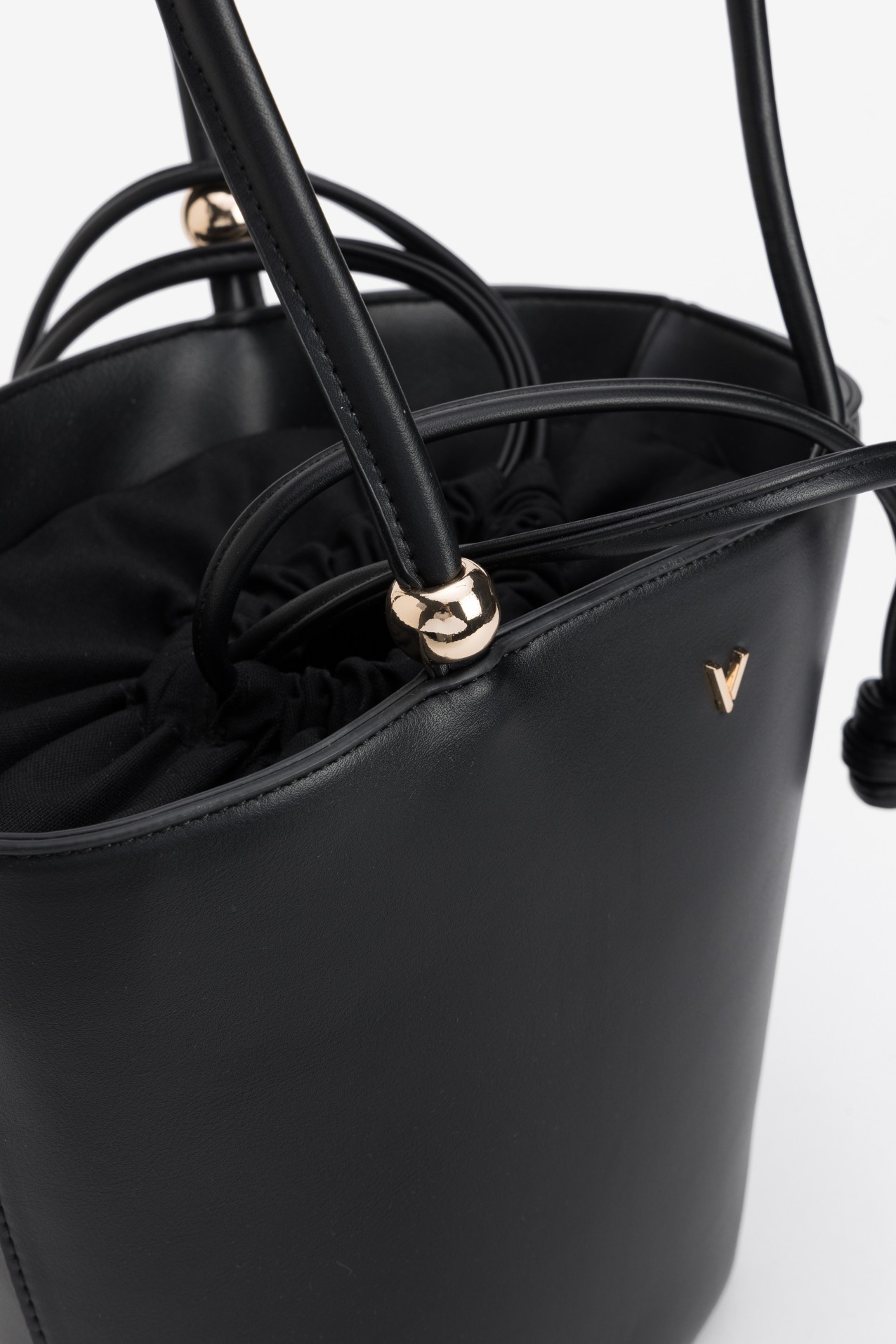 Black Bucket Shape Bag