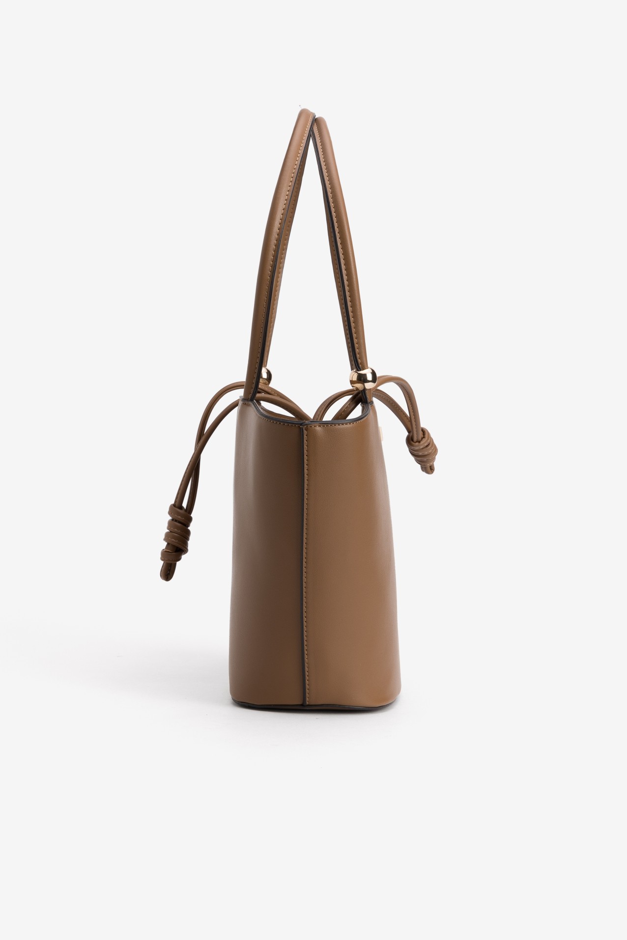 Brown Bucket Handbag