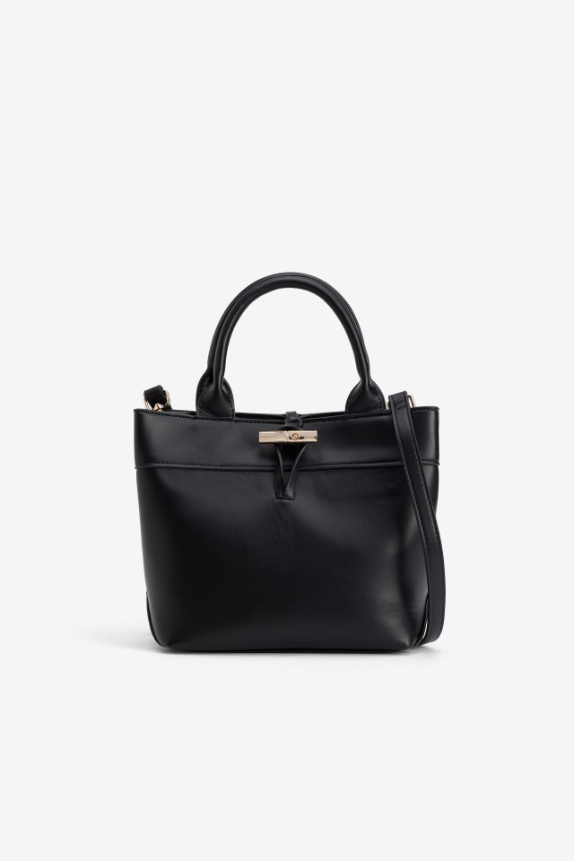 Black Minimalist Handbag