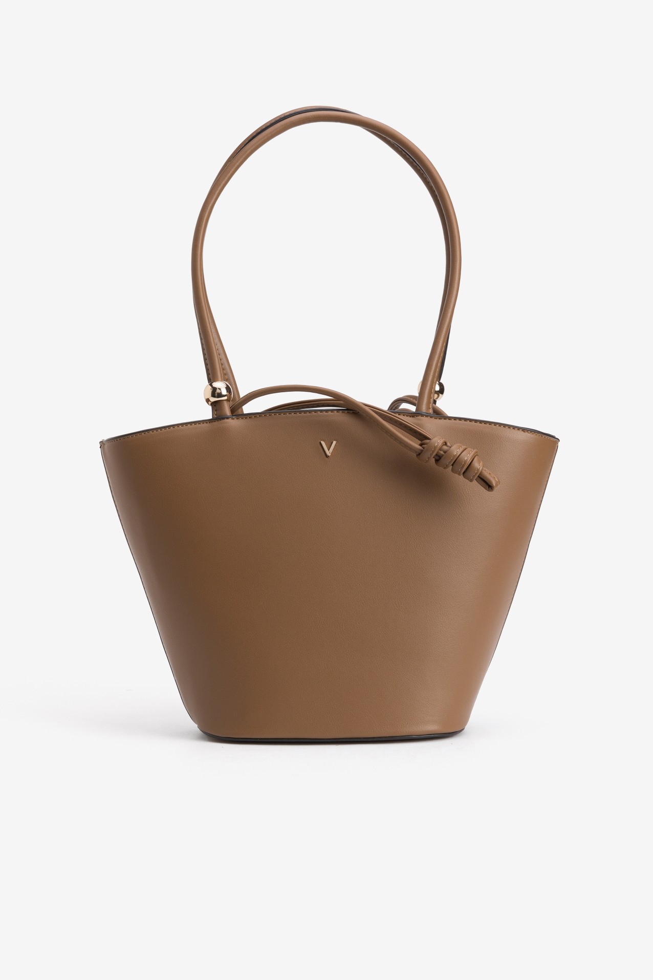 Brown Bucket Handbag