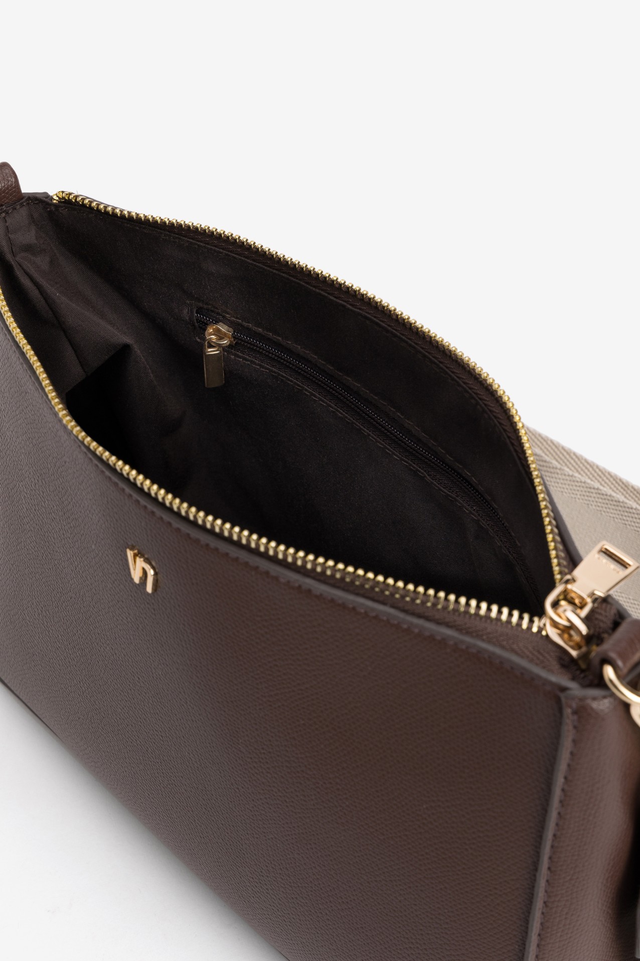 Brown Minimalist Crossbody Bag