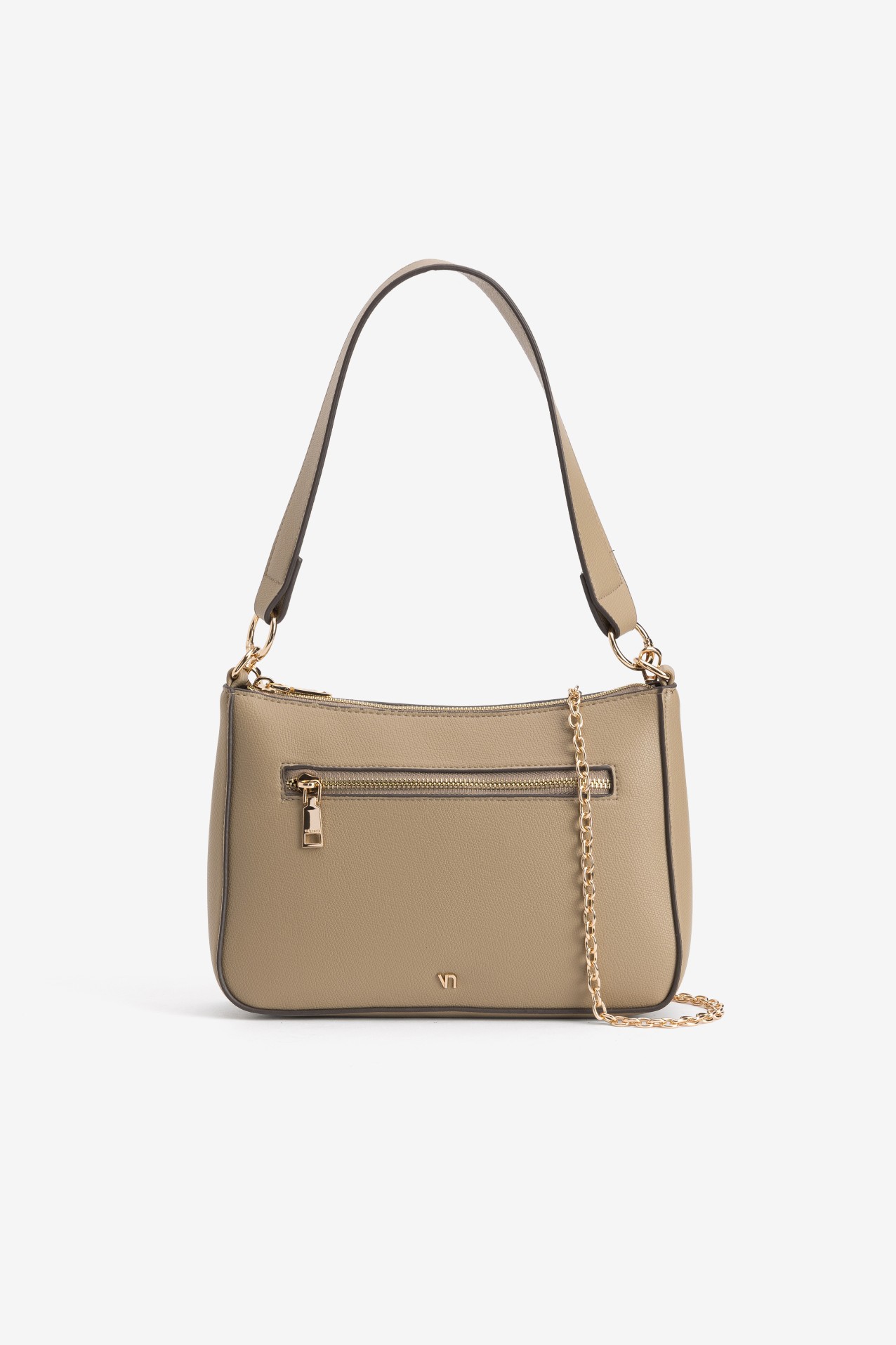 Medium Beige Chain Wallet