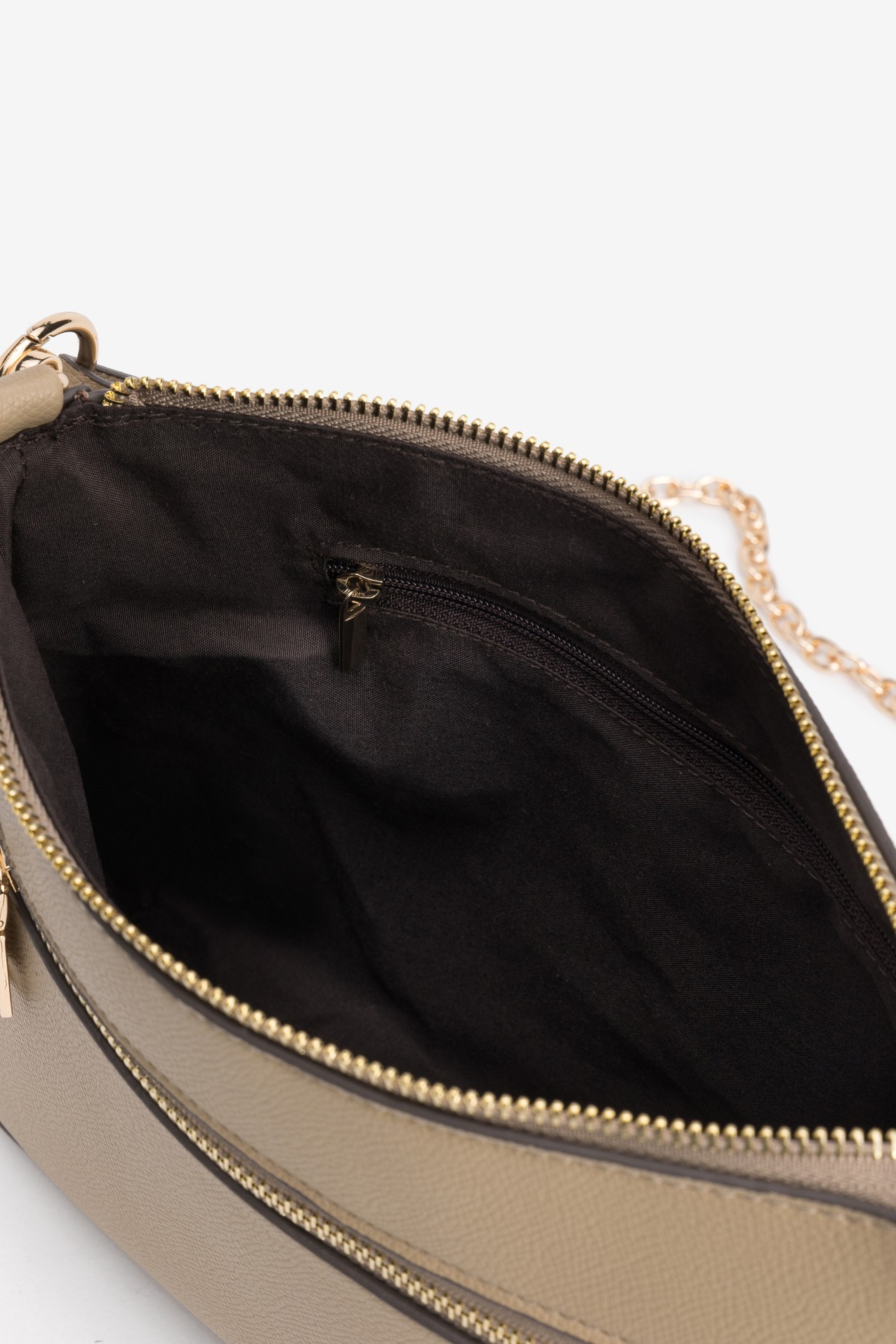 Medium Beige Chain Wallet