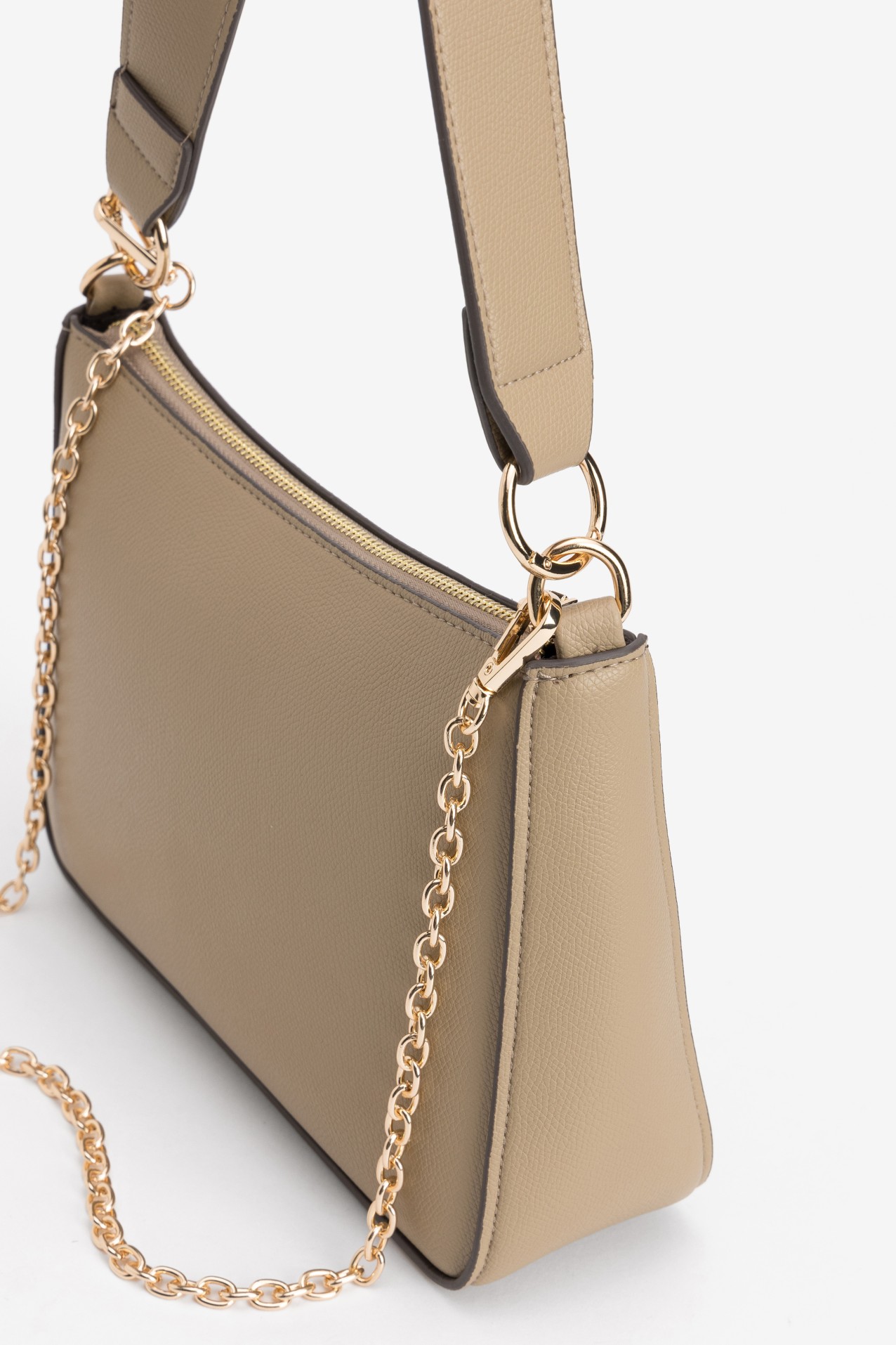 Medium Beige Chain Wallet
