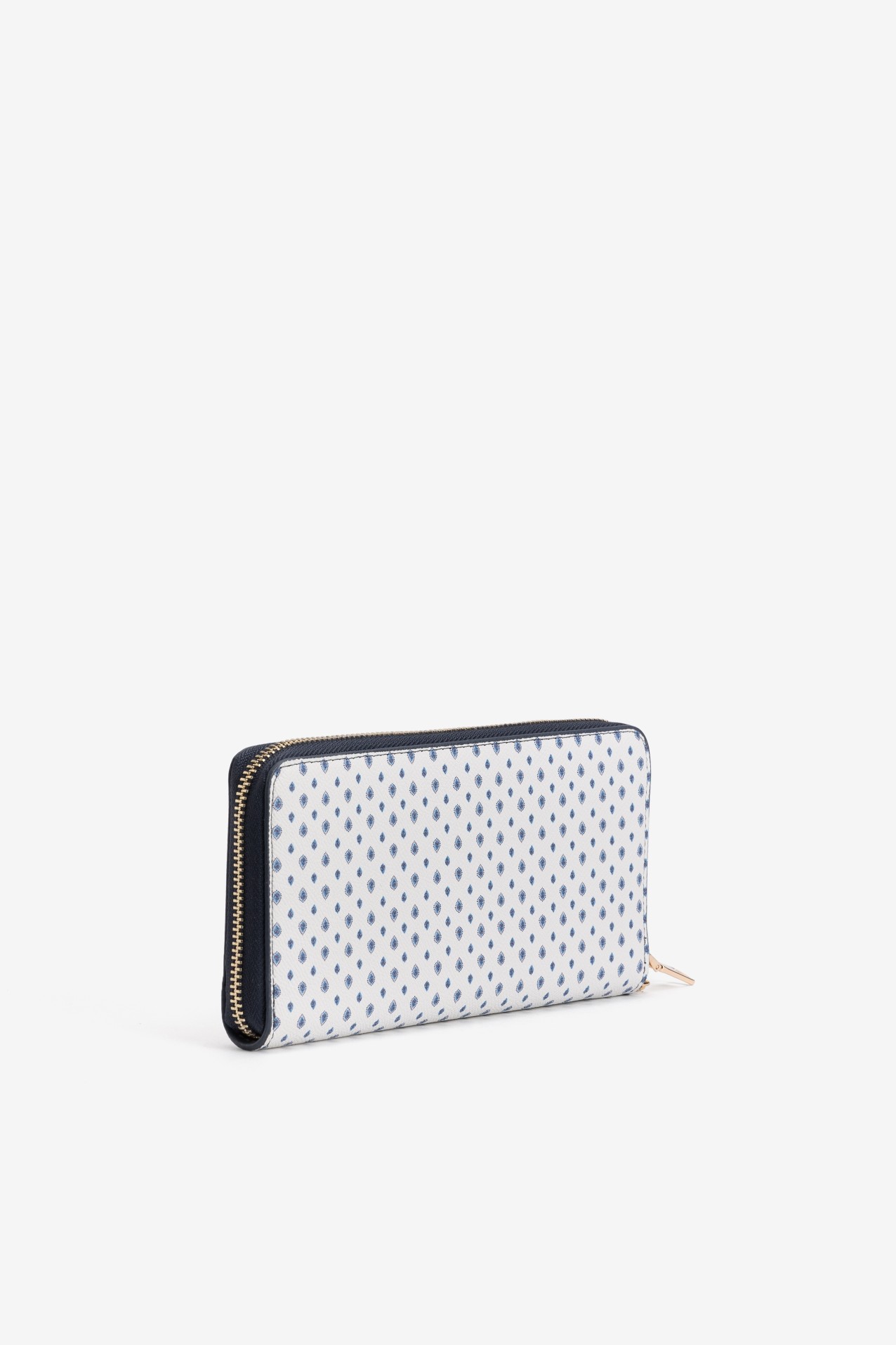 Porta-moedas padr�o azul moderno
