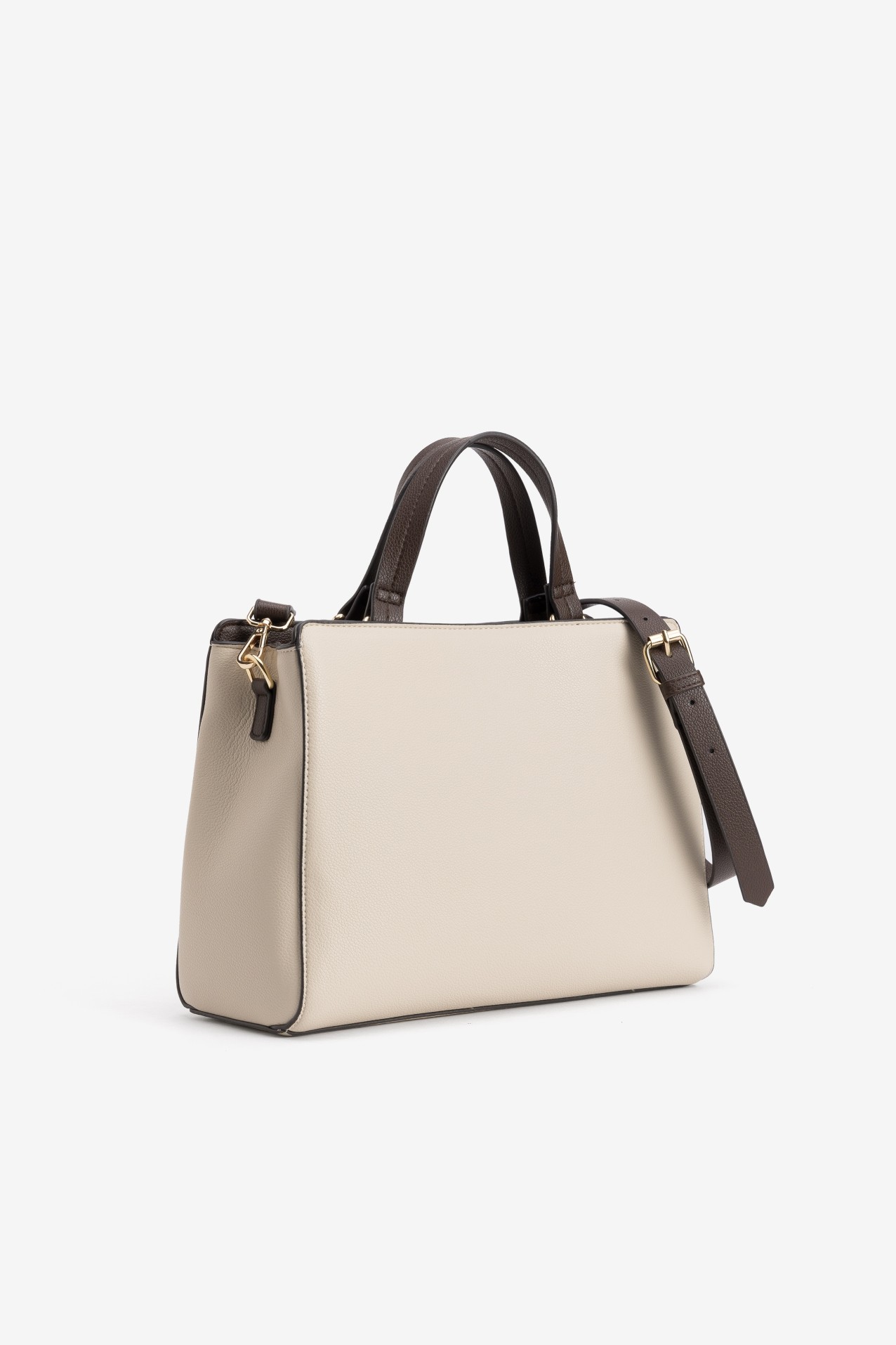Beige Minimalist Shoulder Wallet